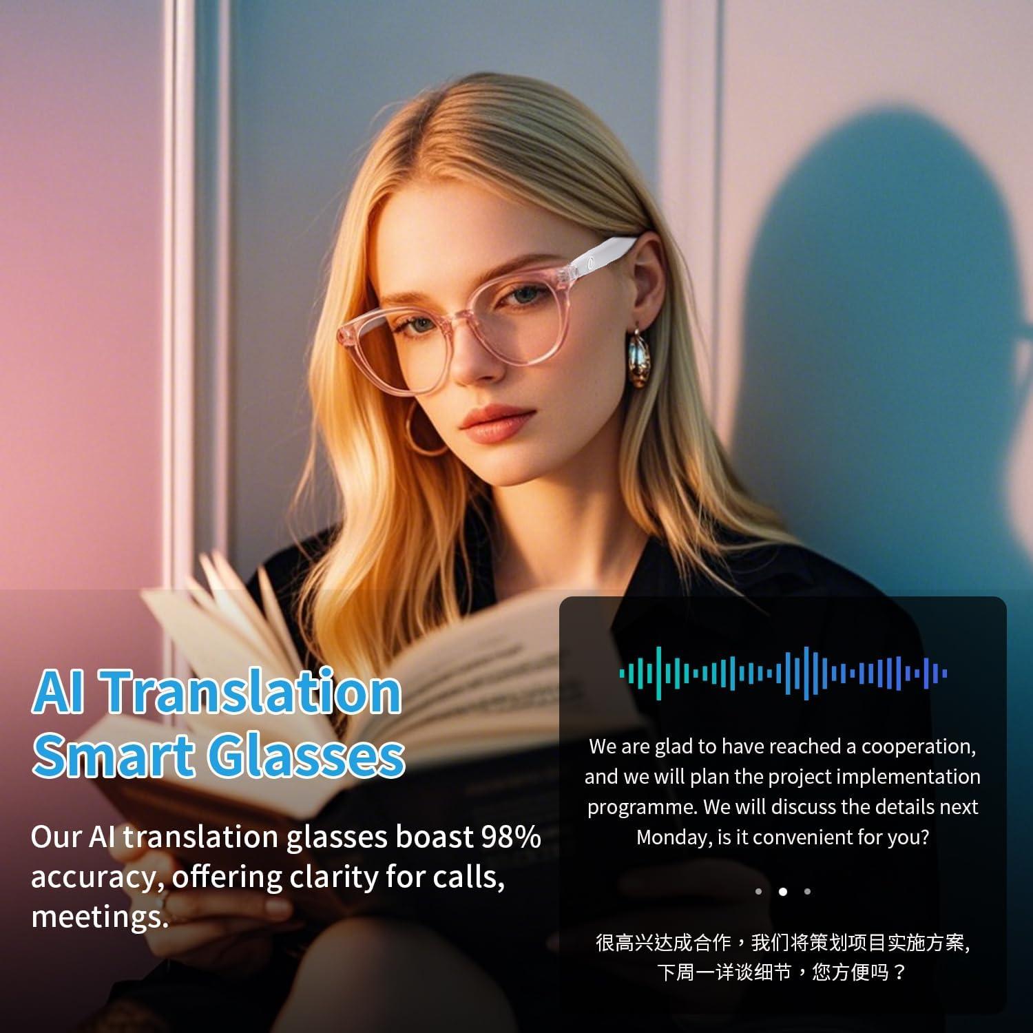 Gafas Inteligentes AI Tulbeys GS03 con Traducción en Tiempo Real