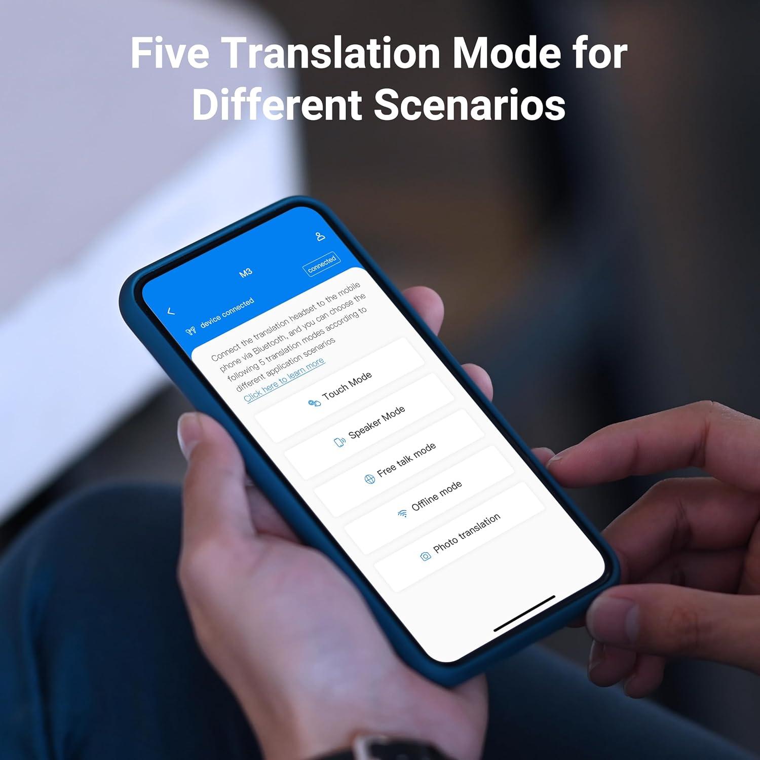 Auriculares Traductores ANFIER M3 AI - Traducción 144 Idiomas