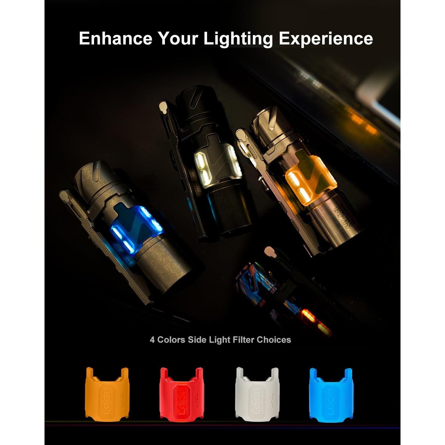 Linterna Recargable EDC LOOP GEAR SK03 Pro 1000 Lúmenes