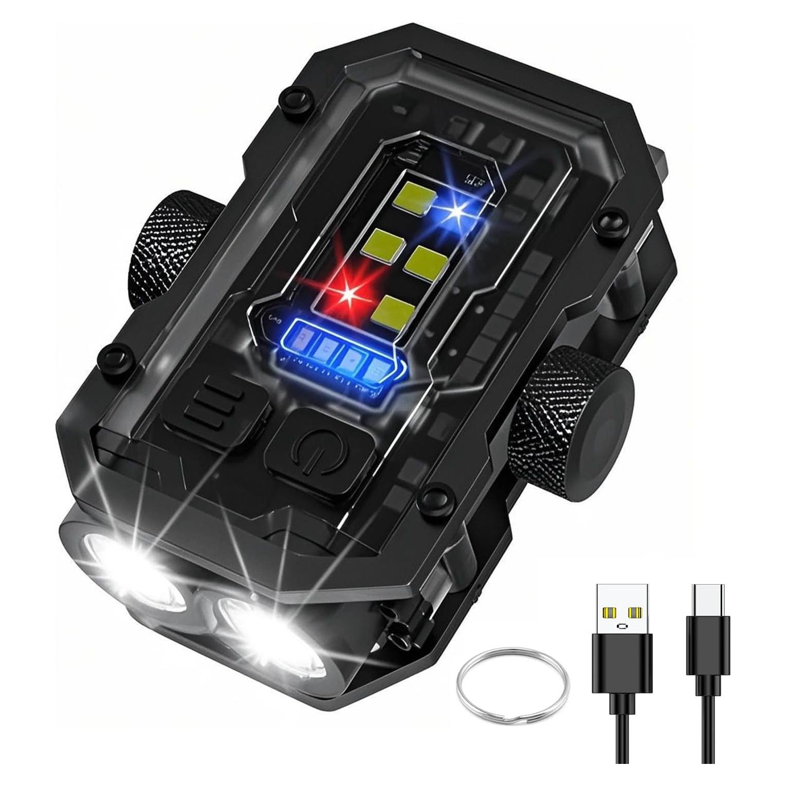 Linterna EDC Recargable Siuyiu YSD-02-1, 300 Lúmenes, Compacta