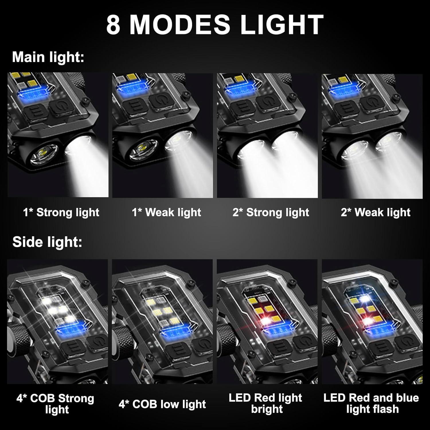 Linterna EDC Recargable Siuyiu YSD-02-1, 300 Lúmenes, Compacta
