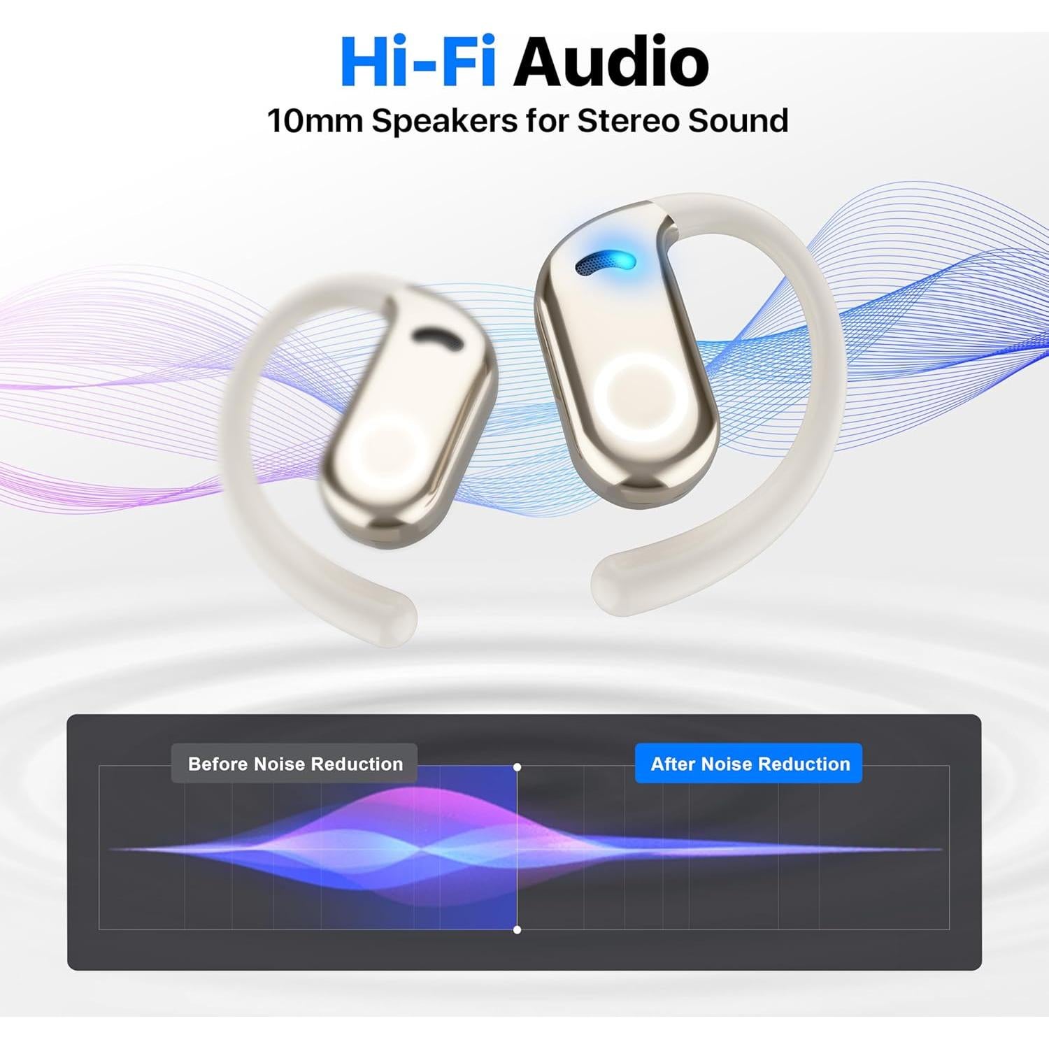 Auriculares Inalámbricos de Traducción AI Merryking MK70 - 144 Idiomas