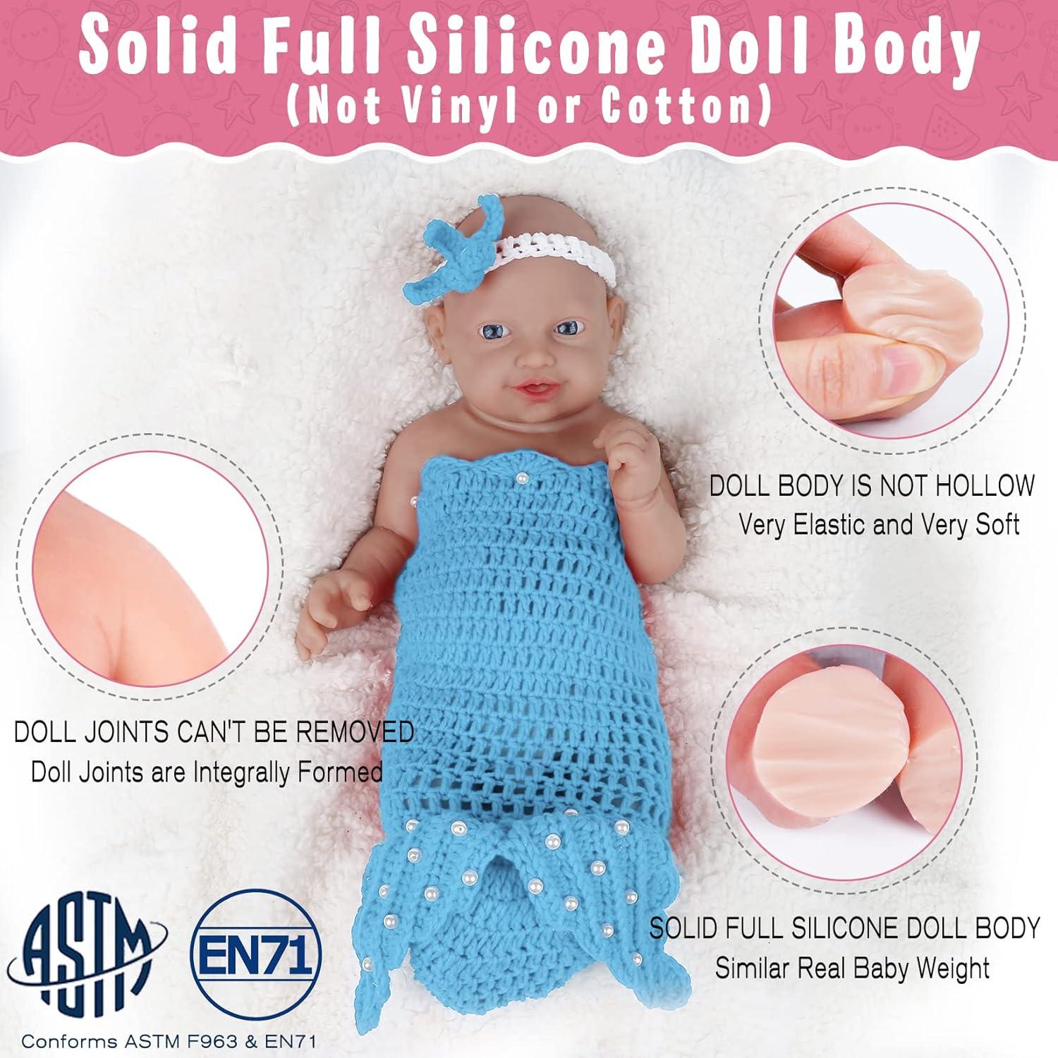 Muñeca de Silicona Vollence 14" Realista para Niños