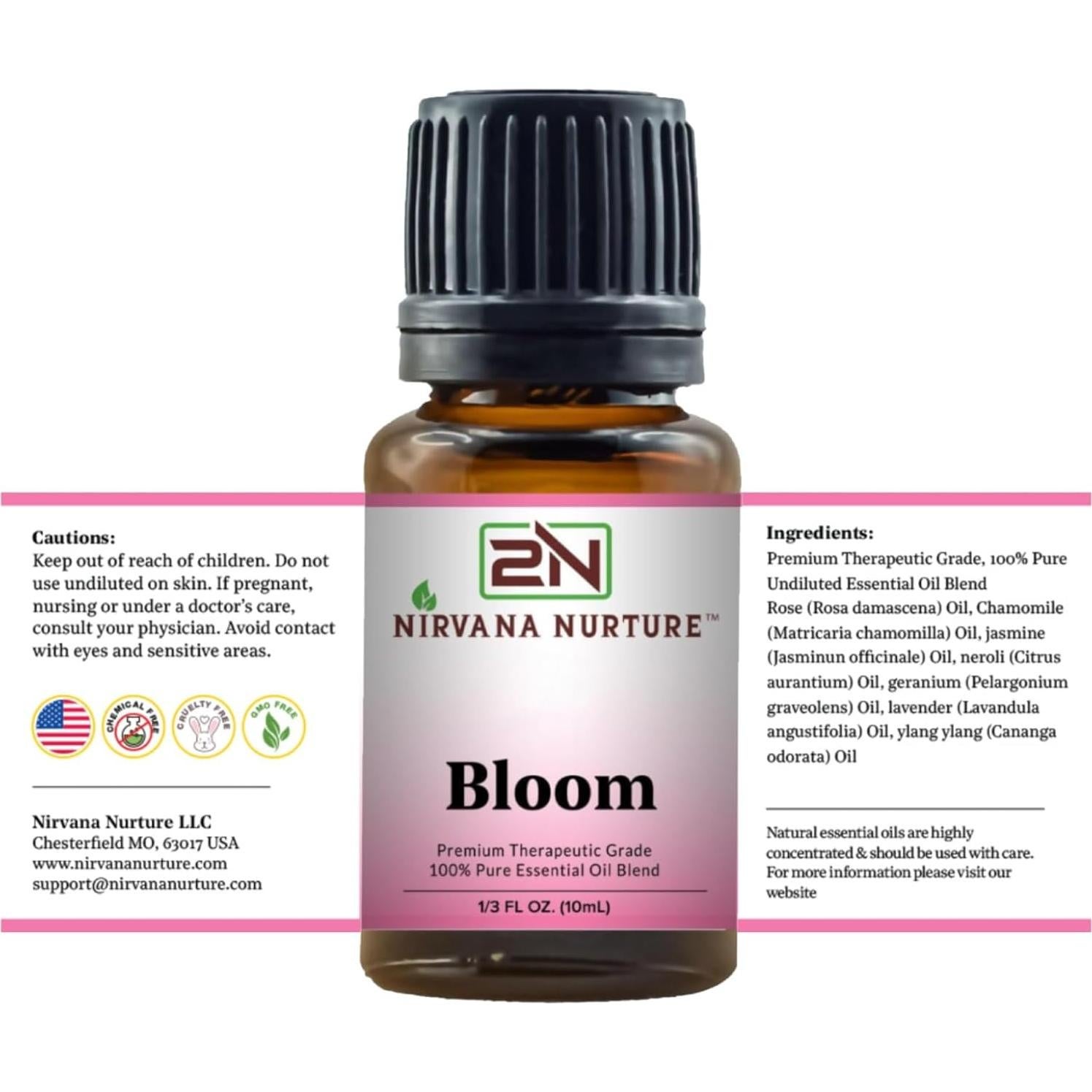 Mezcla de Aceites Esenciales Bloom Nirvana Nurture 10 ml