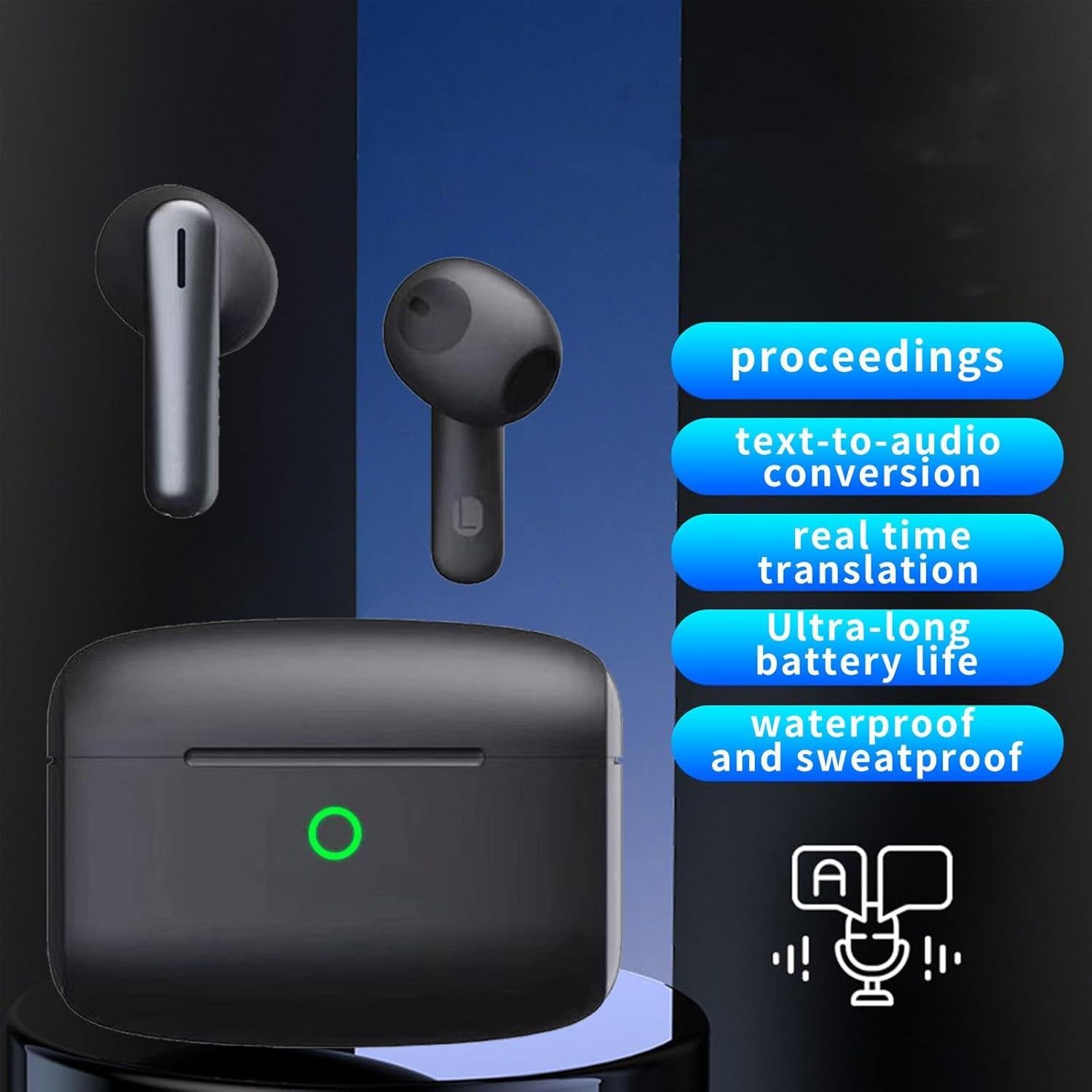 Auriculares Traductores de Idiomas YUNSEITY 144 Idiomas BT5.3