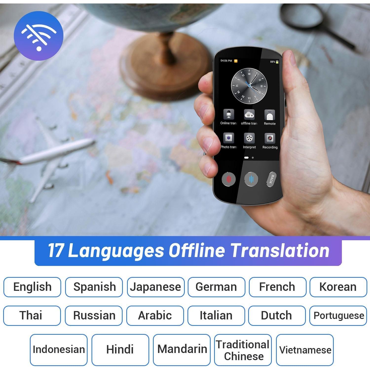 Traductor de Voz AI ZHIYIHENG P60, Portátil, 138 Idiomas