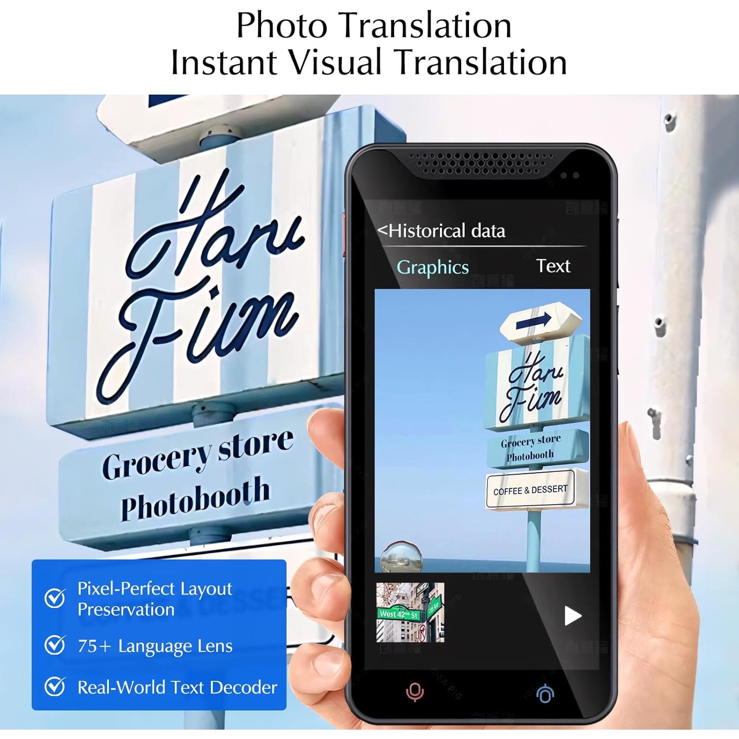 Traductor de Idiomas Instantáneo CREECHWA AG622, 150 Idiomas