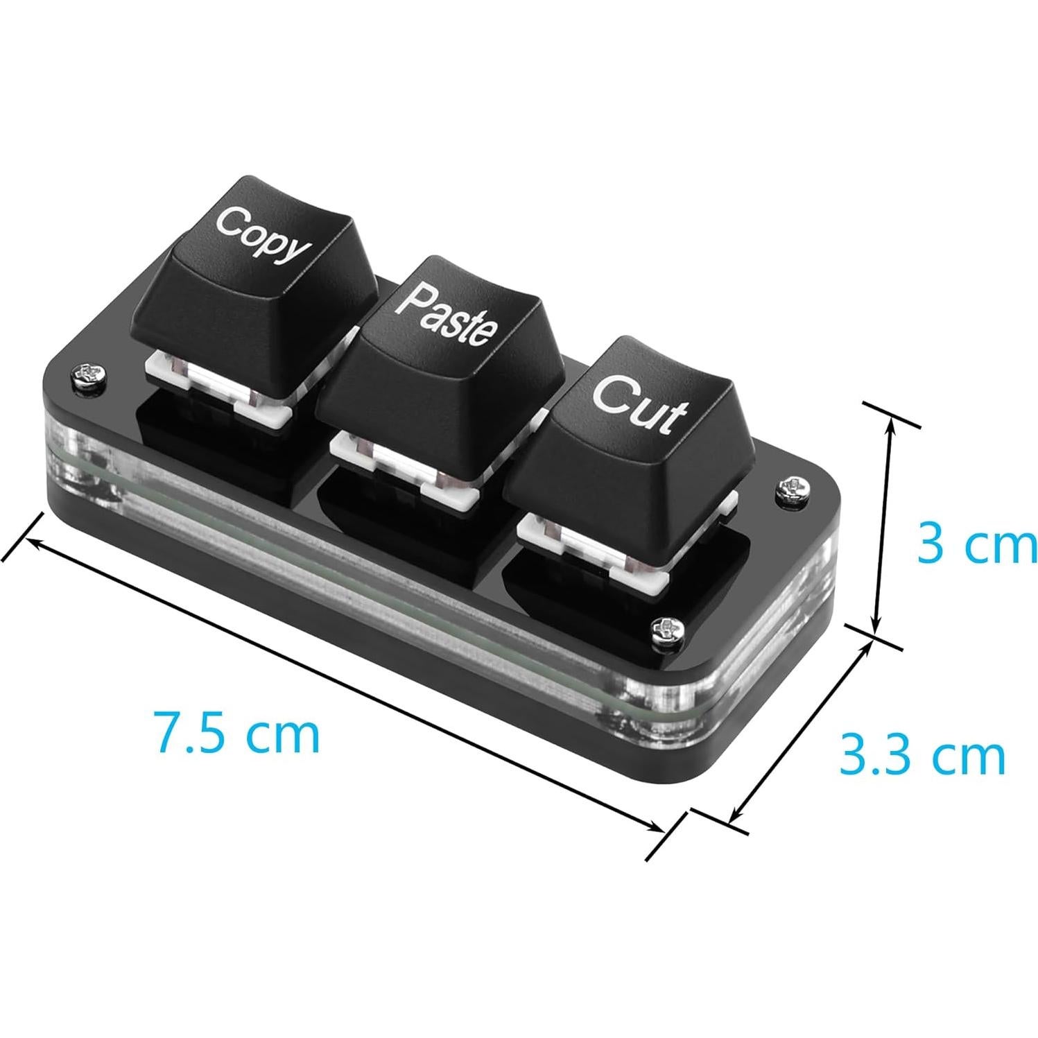 Teclado Mecánico Mini SinLoon 3 Teclas RGB Programable