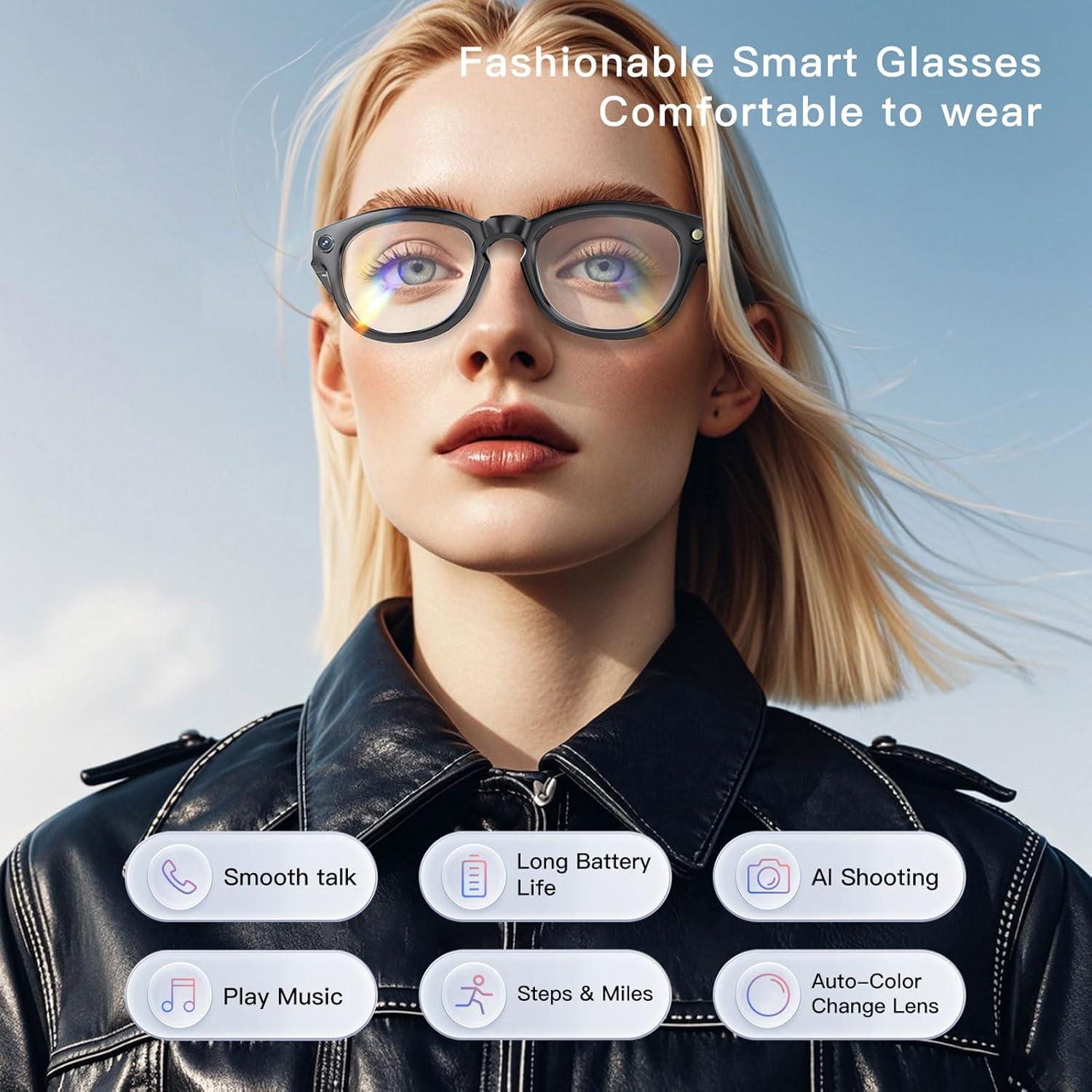 Gafas Traductoras Inteligentes Fosa AI 11 Idiomas HD 2MP