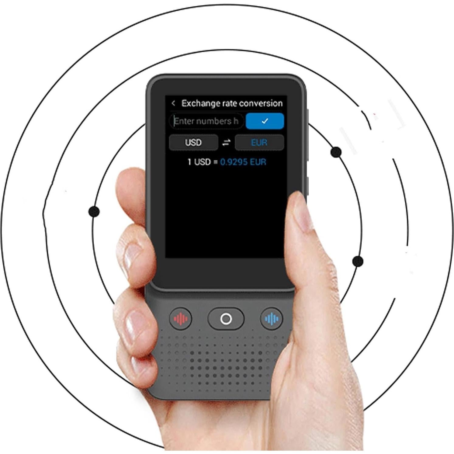 Traductor de Voz Inteligente Yoidesu 138 Idiomas Pantalla 3"