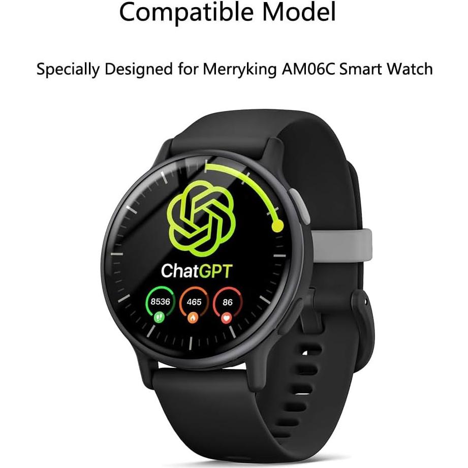 3 Protectores de Pantalla Futanwei para Reloj Merryking AM06C