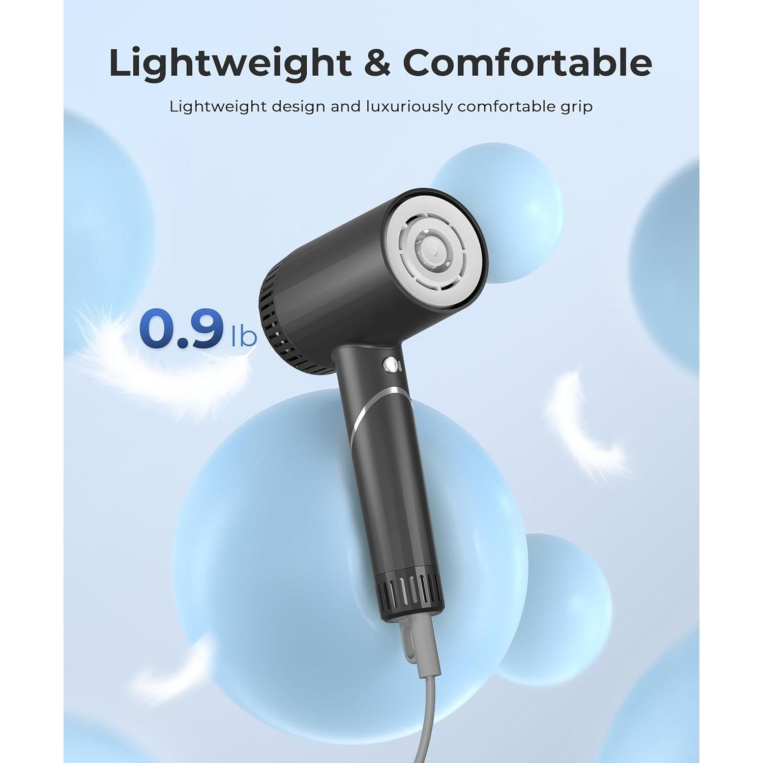 Secador de Pelo Iónico Colorsmoon G20 100,000 RPM Compacto