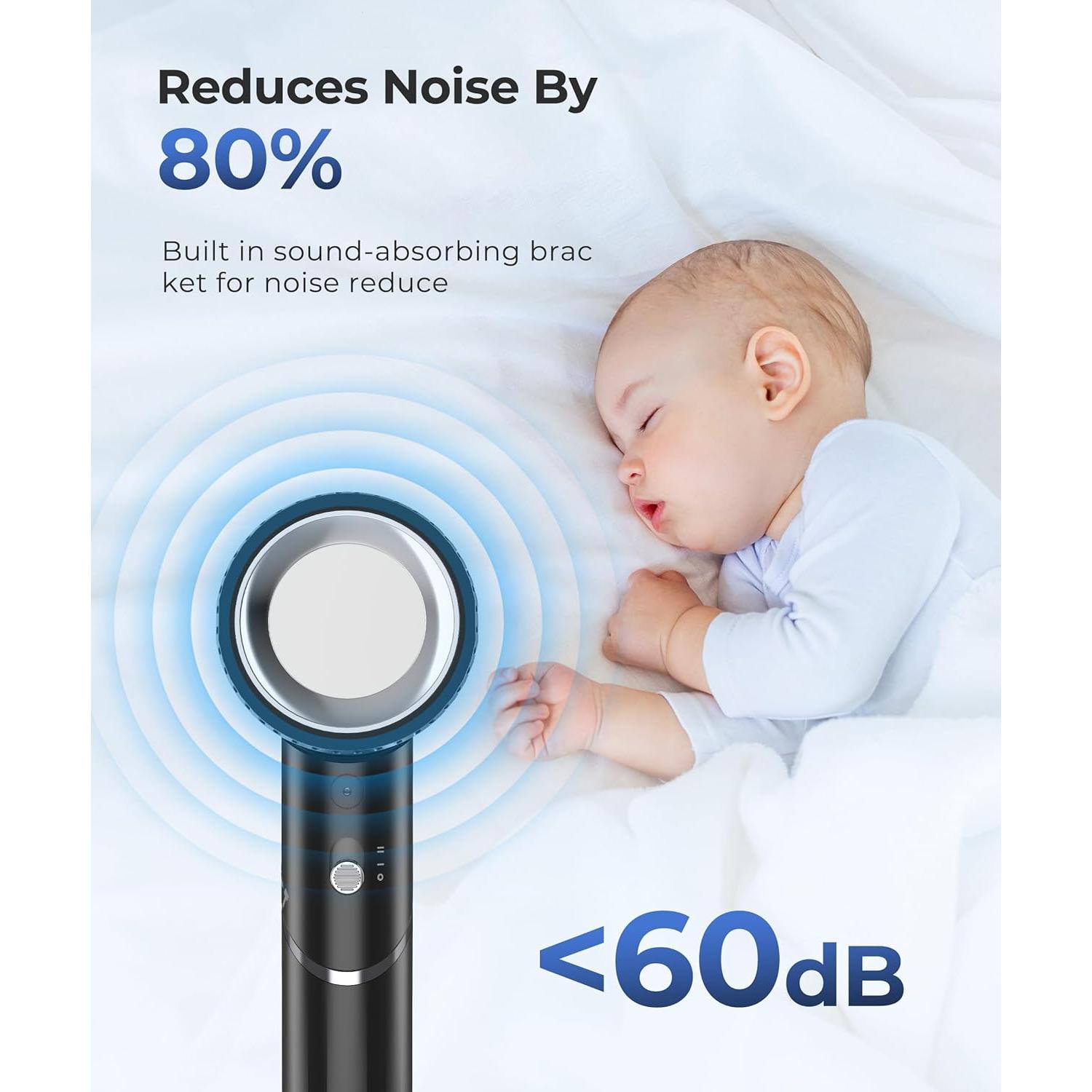 Secador de Pelo Iónico Colorsmoon G20 100,000 RPM Compacto