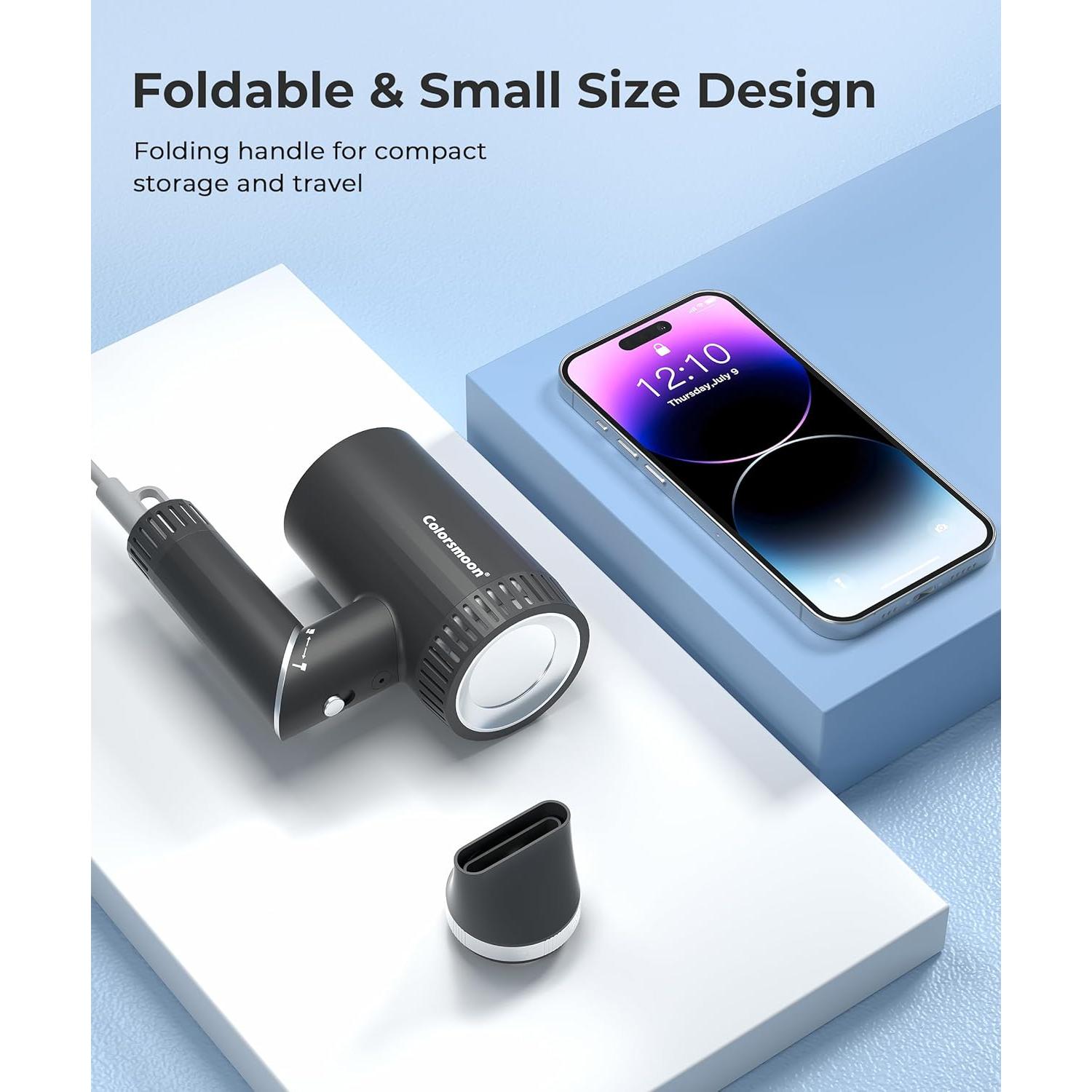 Secador de Pelo Iónico Colorsmoon G20 100,000 RPM Compacto