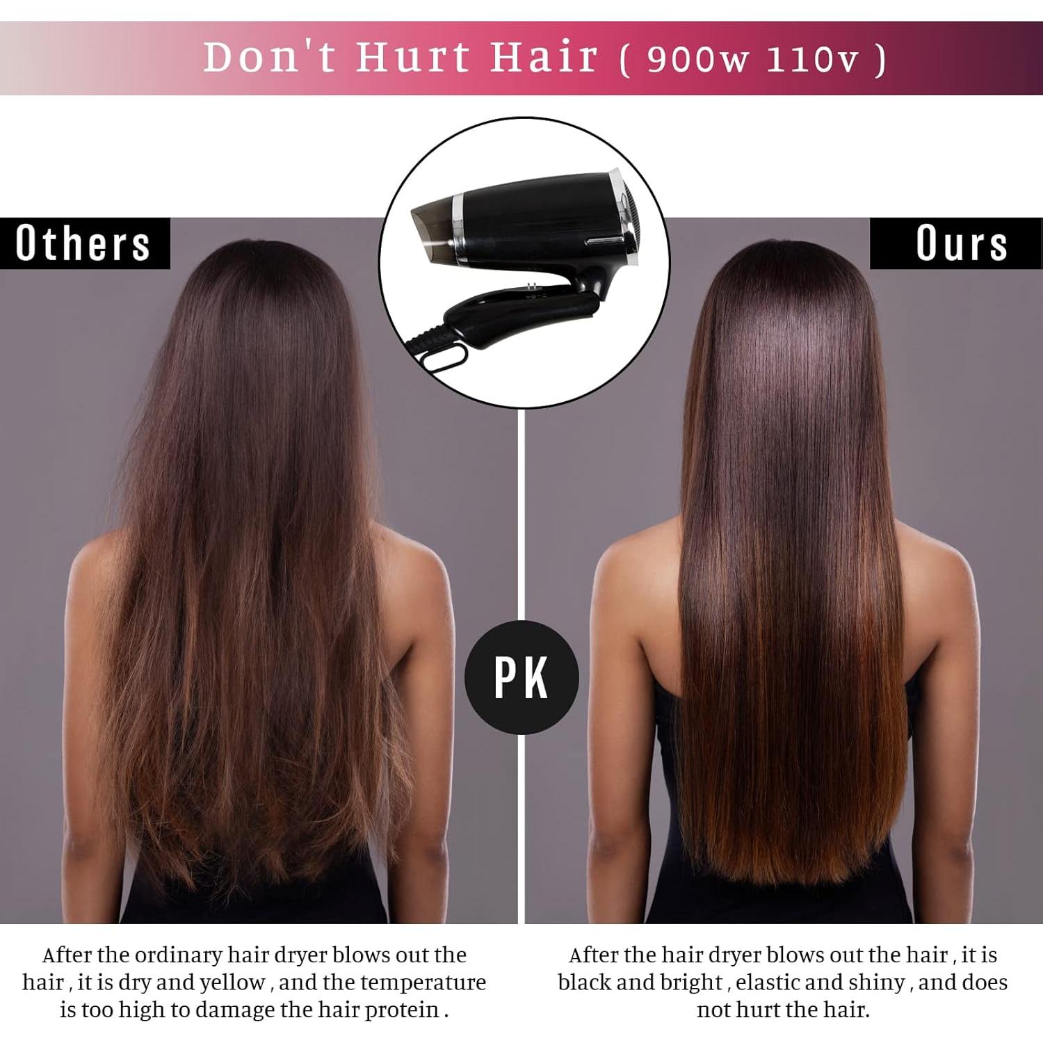 Secador de Pelo Plegable JUISEE 3 Calor Cerámica Turmalina