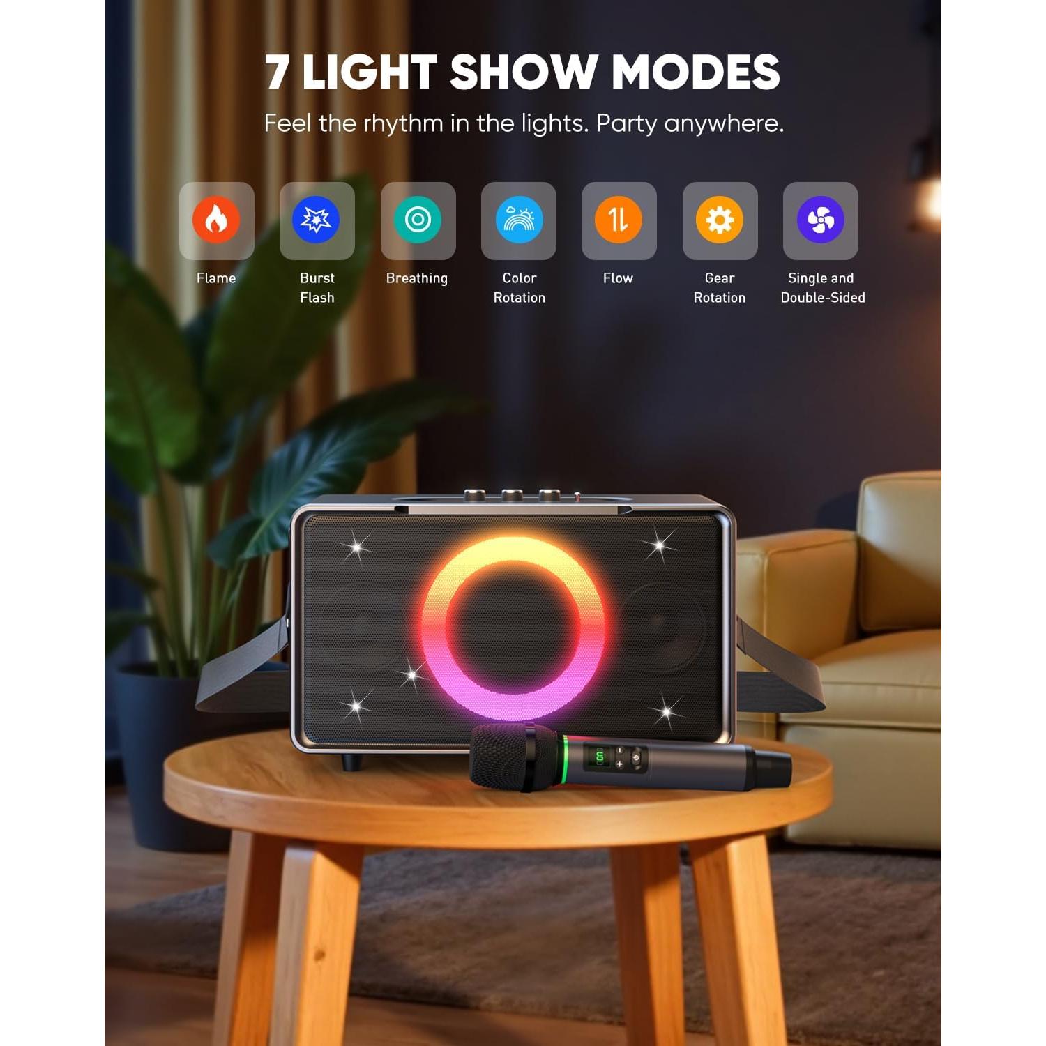 Altavoz Bluetooth GFEEN-01 100W con Subwoofer 5" y Micrófono