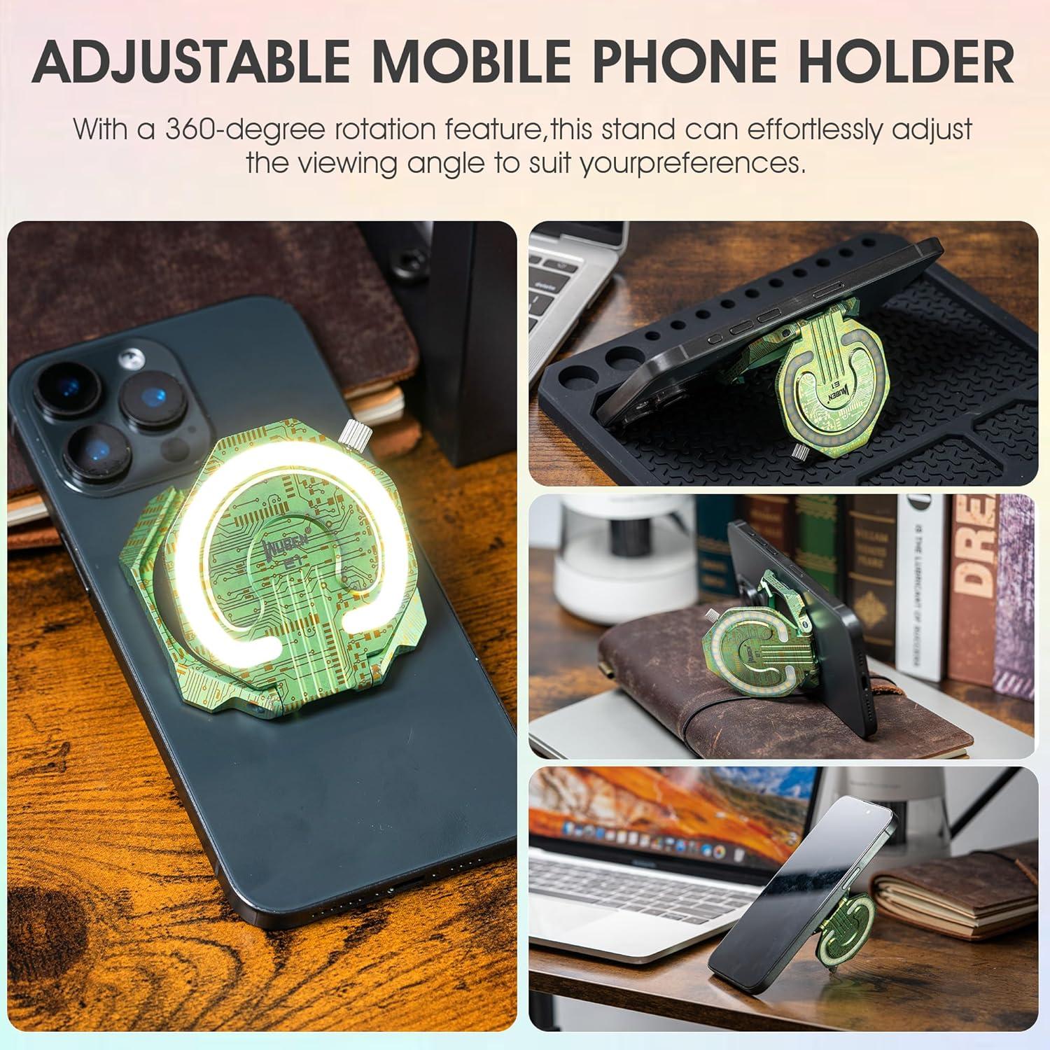 Luz de Anillo Portátil WUBEN E1 para Selfie 300 Lúmenes