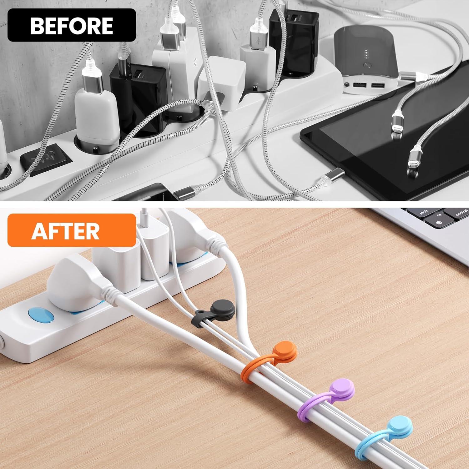 Correas Magnéticas de Silicona Tounee - Combo 8 Pcs Multiusos