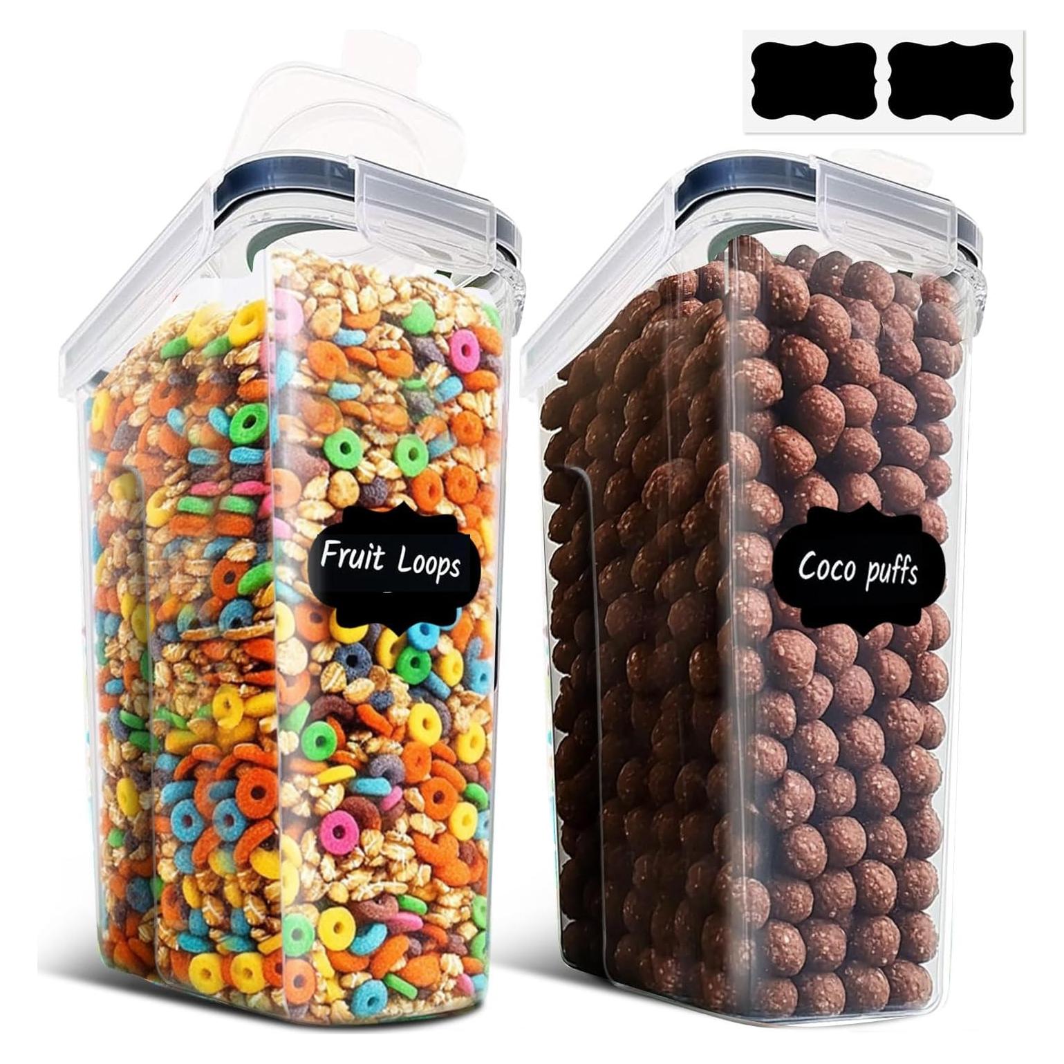 Juego de 2 Contenedores Herméticos ComSaf 6.3L para Cereal