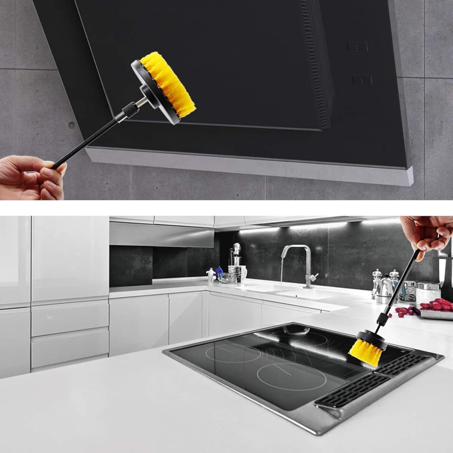 Juego de 18 Accesorios para Cepillos de Taladro ROIKETU