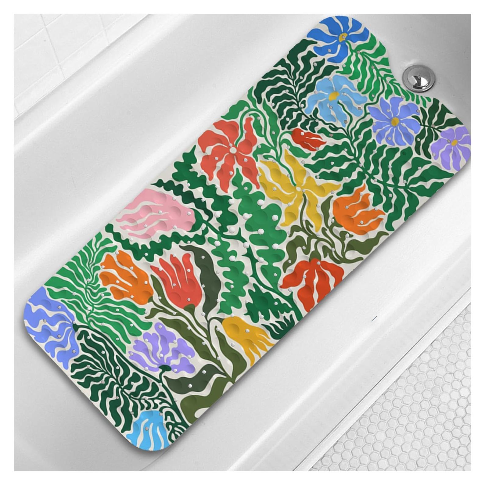 Alfombra de Baño Antideslizante Azppsad 101.6x40.6 cm Vinilo