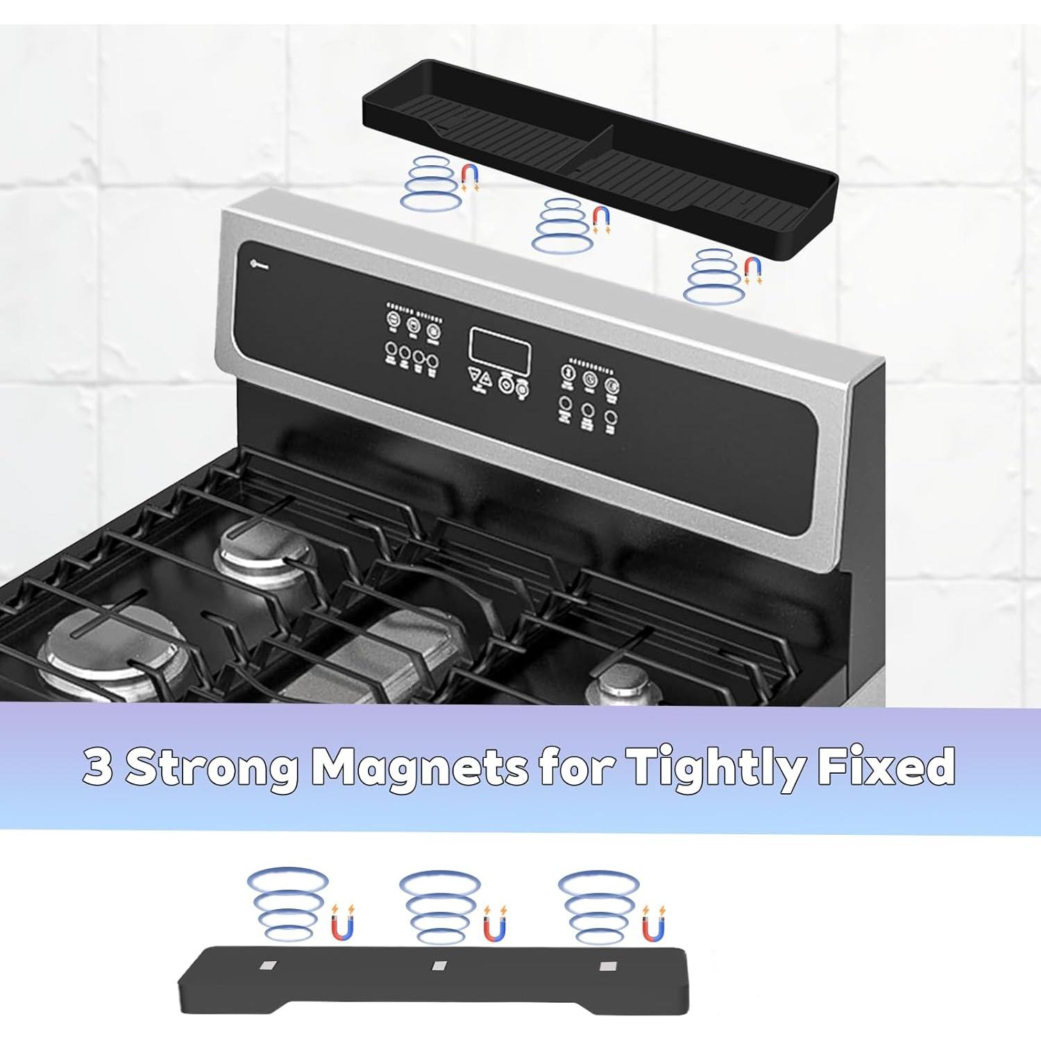 Estante Magnético de Silicona Pukaock 38x9.5 cm para Cocina