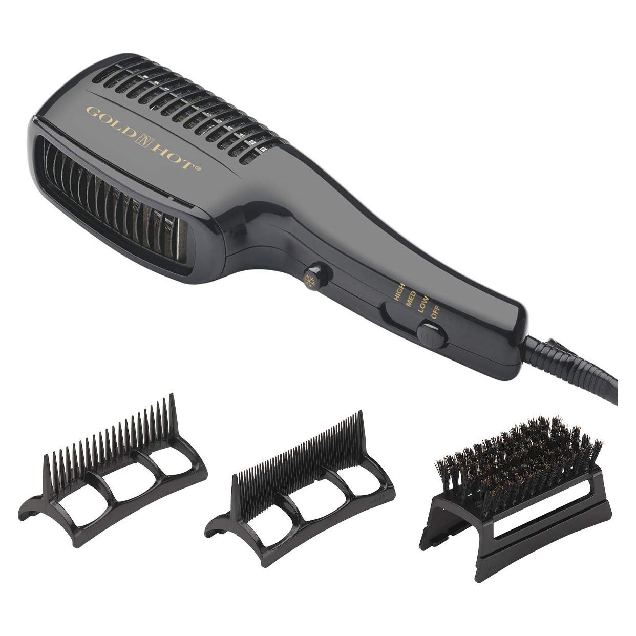 Secador de cabello profesional Gold N Hot 1875W con accesorios