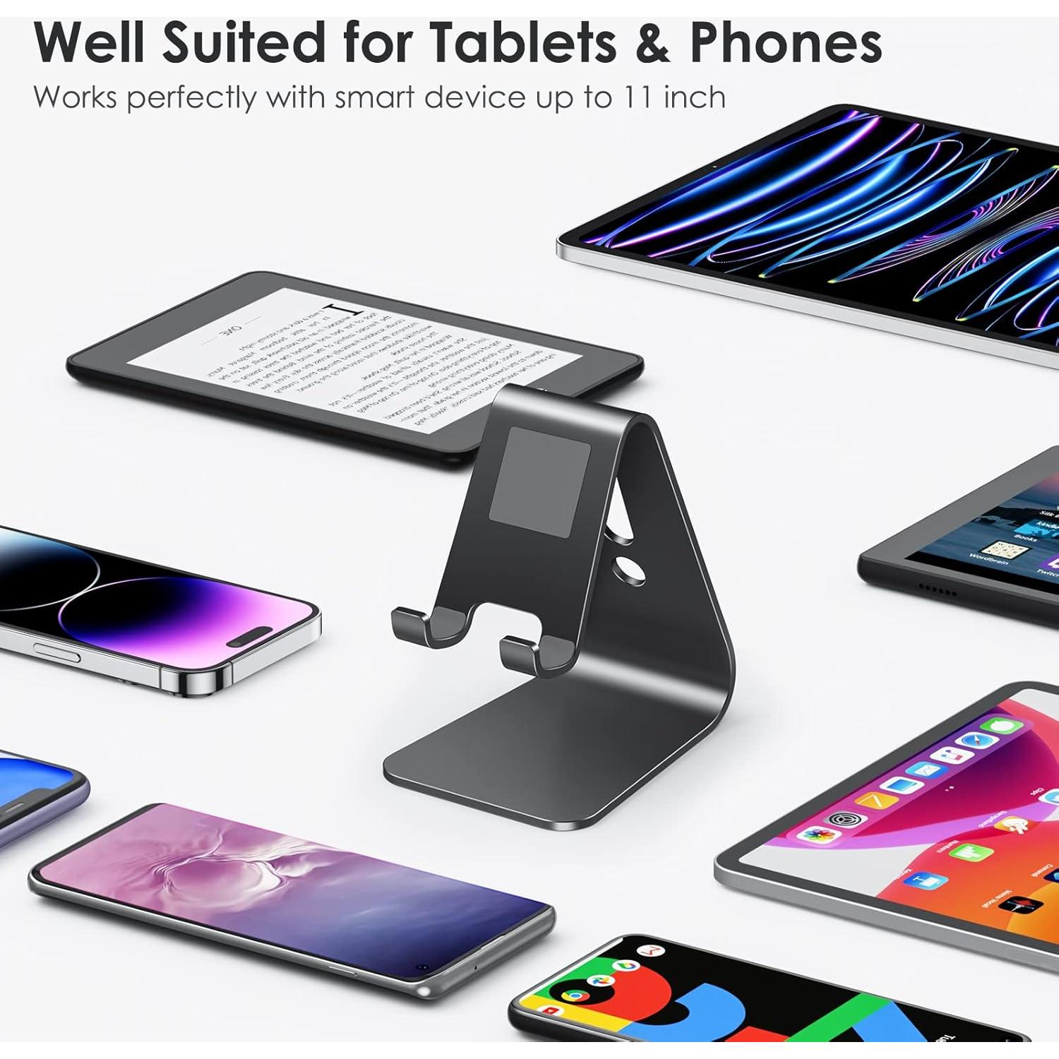 Soporte para Teléfono Celular Aluminio OMOTON C1 Negro