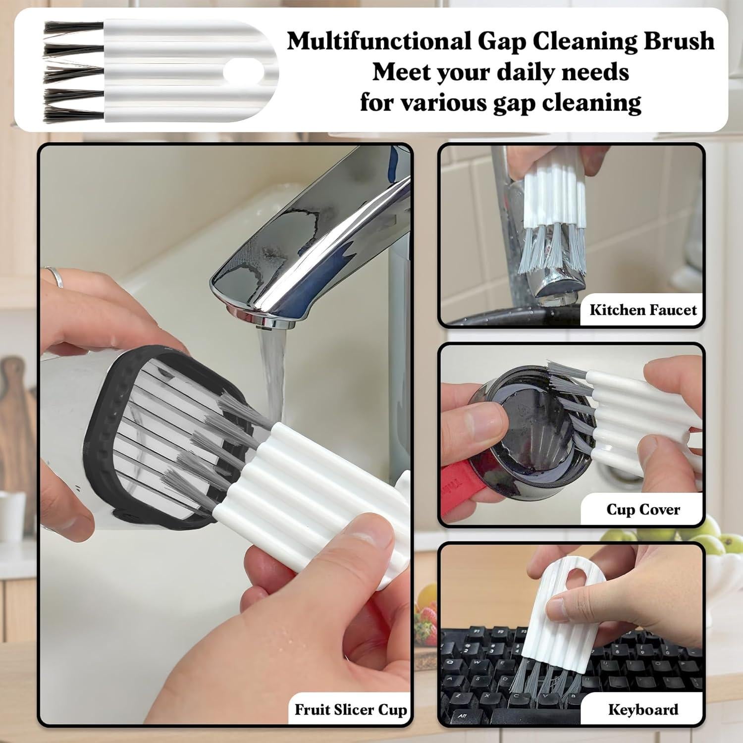 Cortador de Frutas ANSOTHIN Taza Cortadora Manual Negro