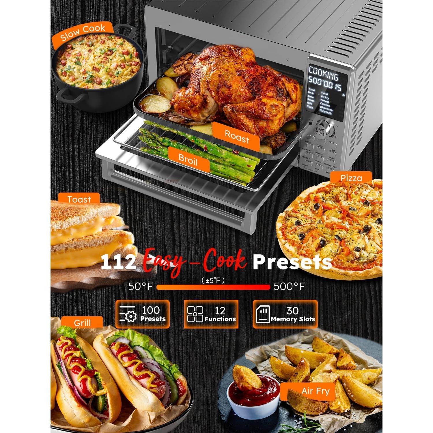 Horno Tostador de Aire Nuwave Bravo XL Pro 30QT Acero Inoxidable
