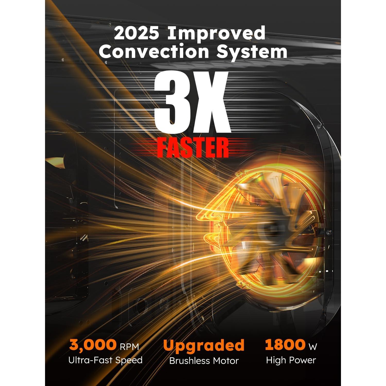 Horno Tostador de Aire Nuwave Bravo XL Pro 30QT Acero Inoxidable