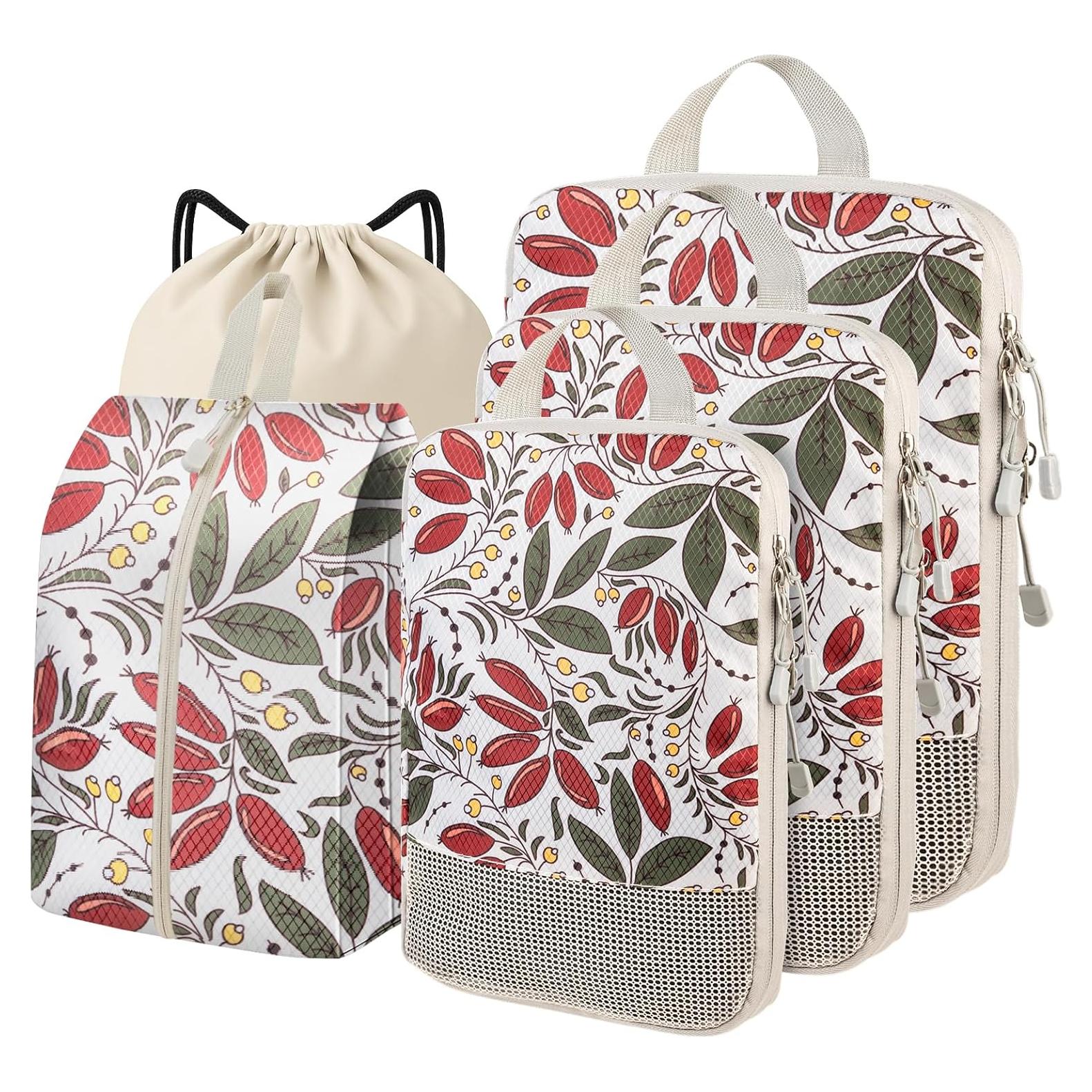 Juego de Cubos de Empaque Lemoobolsa 5 Piezas - Organizador de Viaje