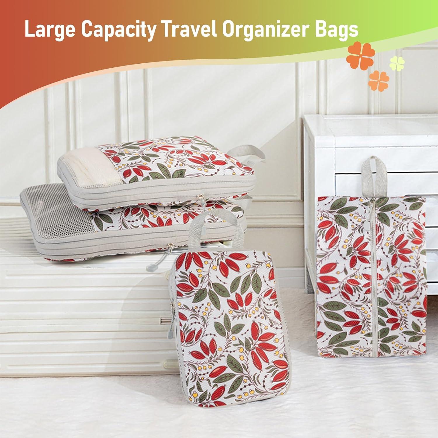 Juego de Cubos de Empaque Lemoobolsa 5 Piezas - Organizador de Viaje