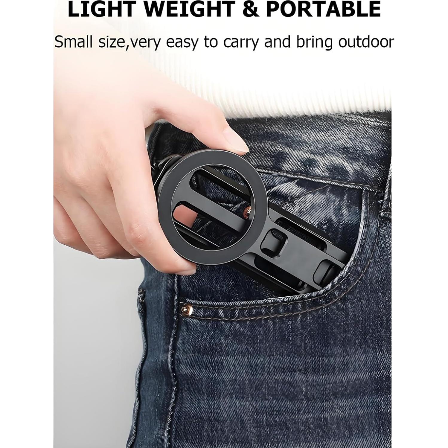 Trípode Magnético CBDYWVR para iPhone 12-16 Pro Max Doble Cara