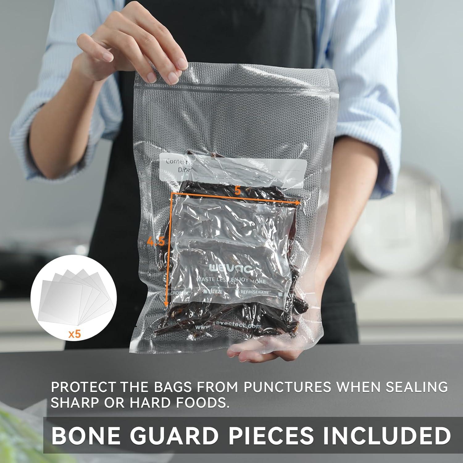 Bolsas de Sellado al Vacío Wevac 15.24x25.4 cm 200 Unidades