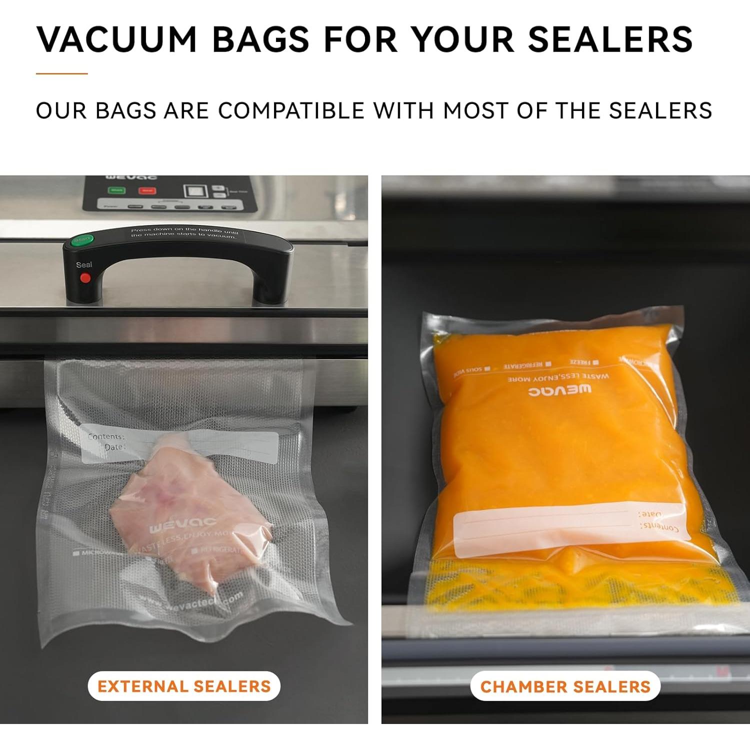 Bolsas de Sellado al Vacío Wevac 28x41 cm 100 Unidades