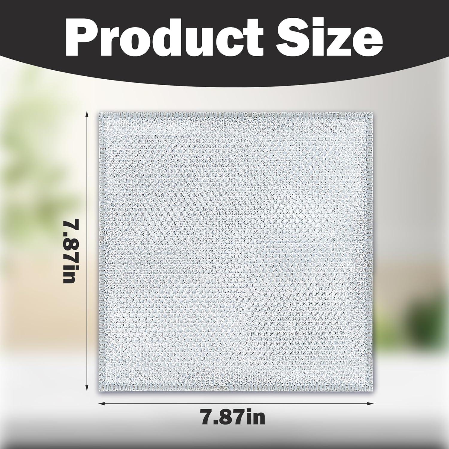 10 Paños de Limpieza de Alambre TEESOD, Sin Rayones, 21.1x20.3cm