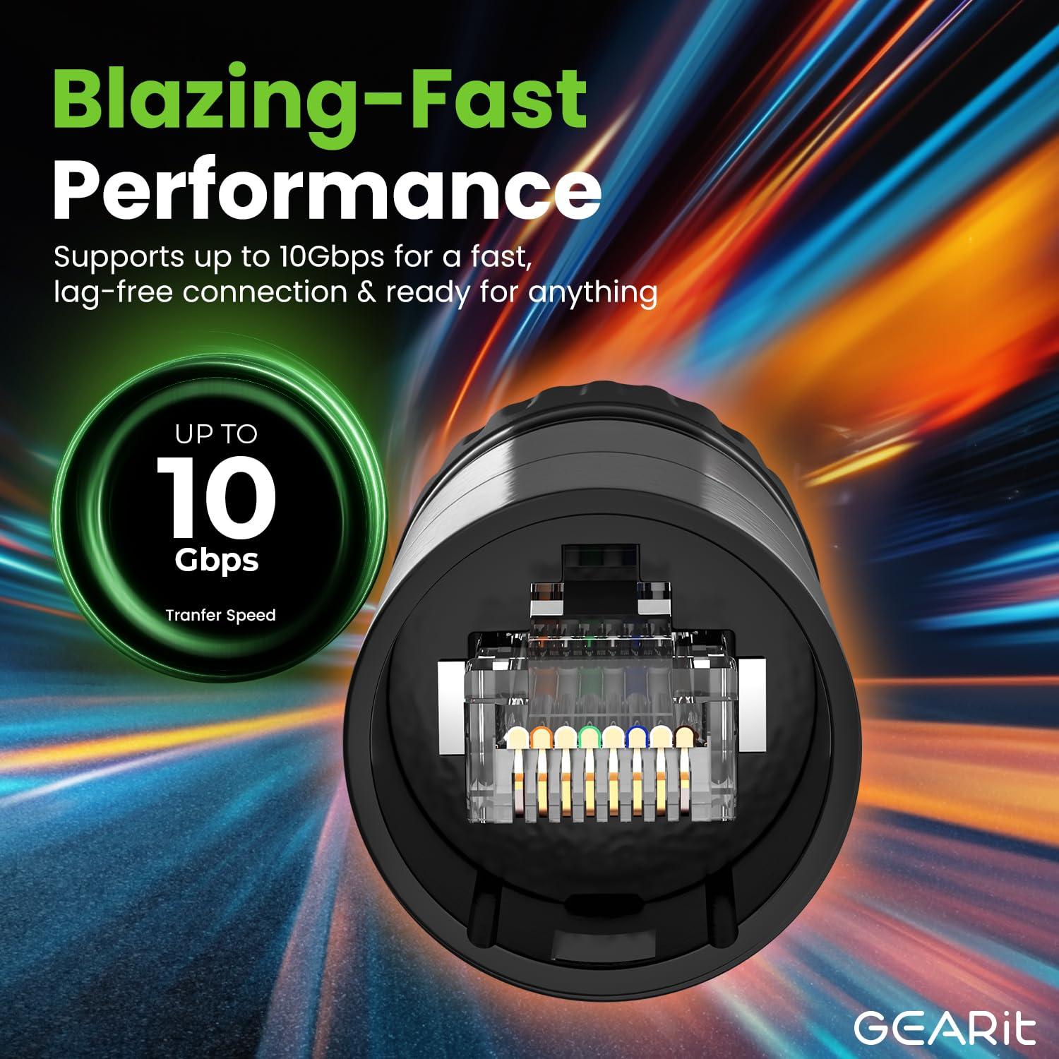 Cable Ethernet CAT6 Blindado GEARit 15.24m para Audio y DMX