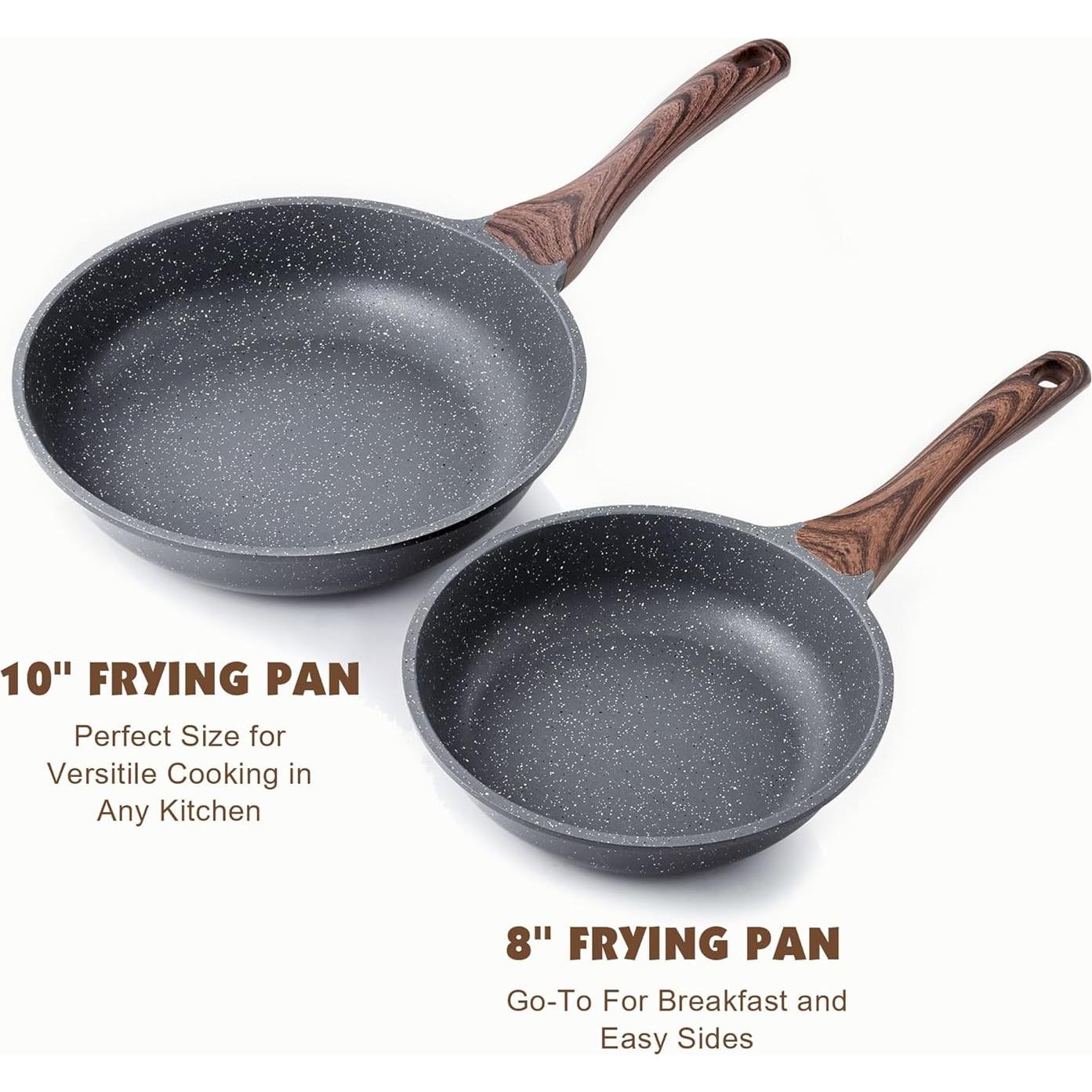 Sartén Antiadherente SENSARTE 20.3 cm Granito Suizo Libre PFOA