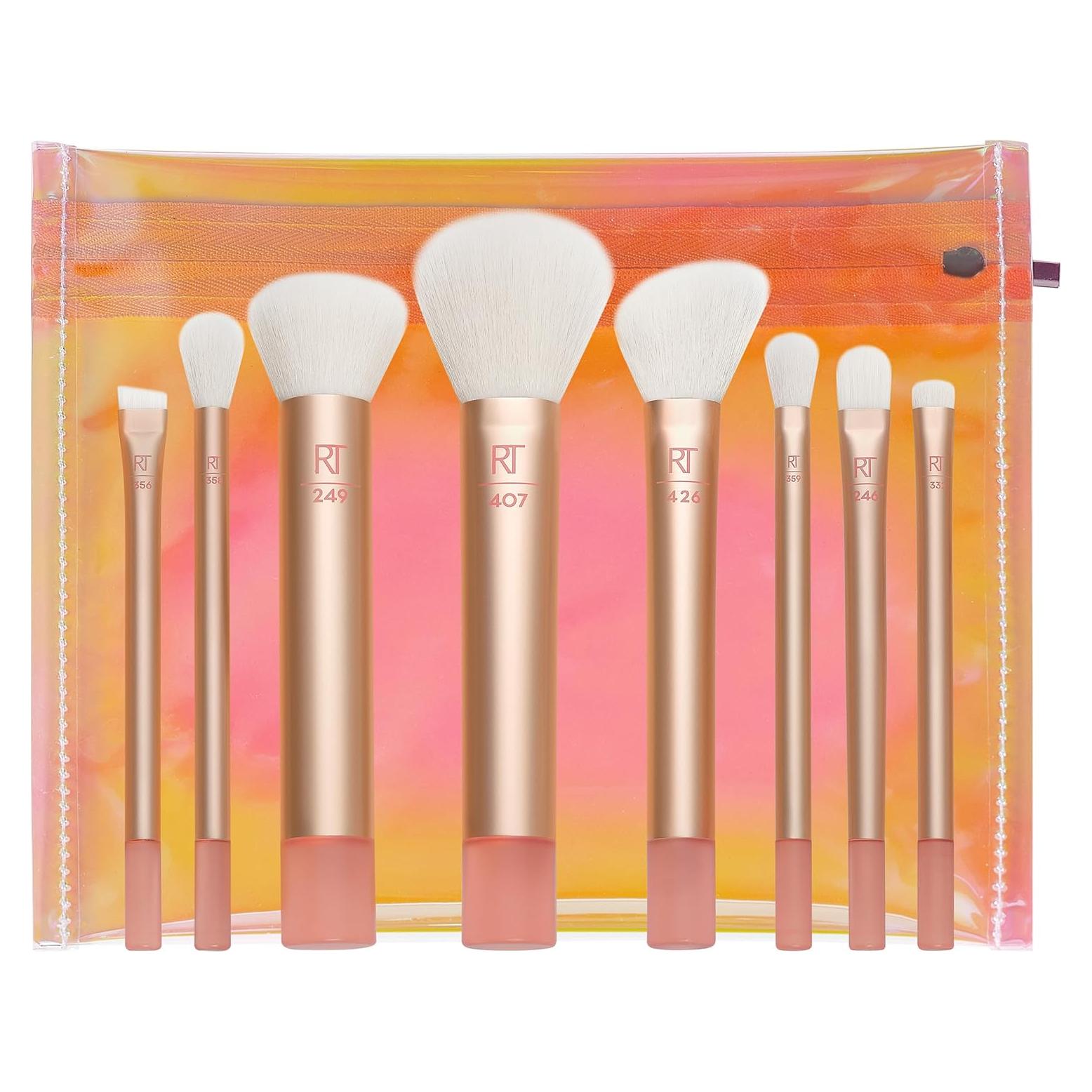 Set de Brochas de Maquillaje Real Techniques The Wanderer 9 Piezas