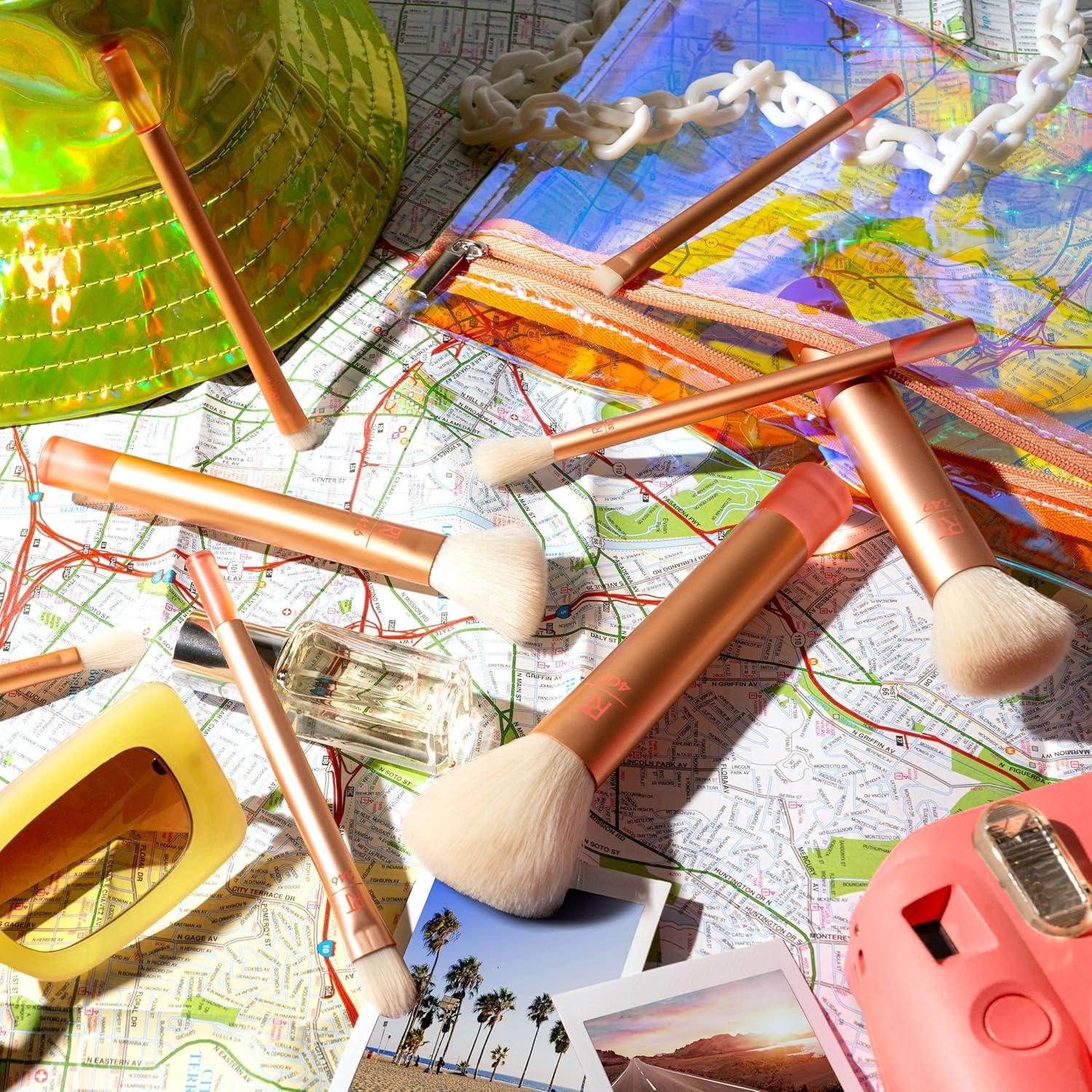 Set de Brochas de Maquillaje Real Techniques The Wanderer 9 Piezas