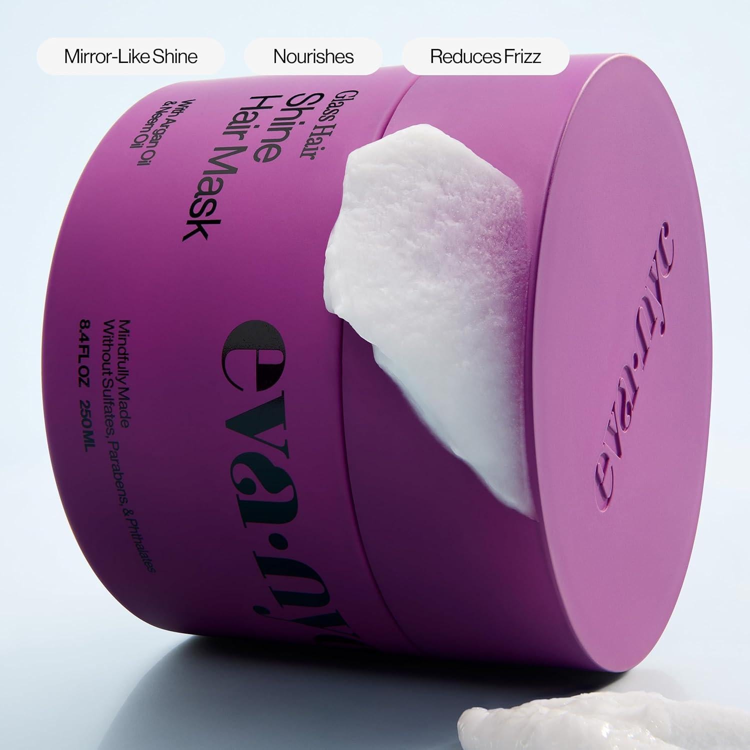 Mascarilla Anti-Frizz Eva NYC 248 ml - Brillo Espejo y Nutrición