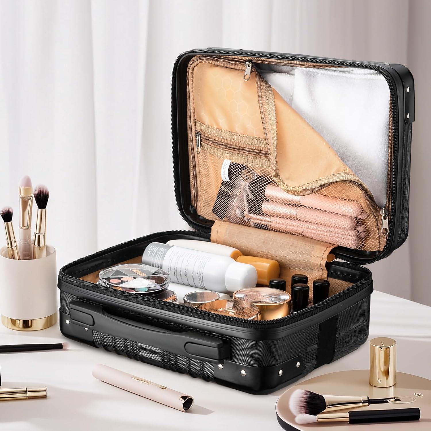 Estuche de Viaje Cosmético Noverlife Duro 30x23x15cm Negro