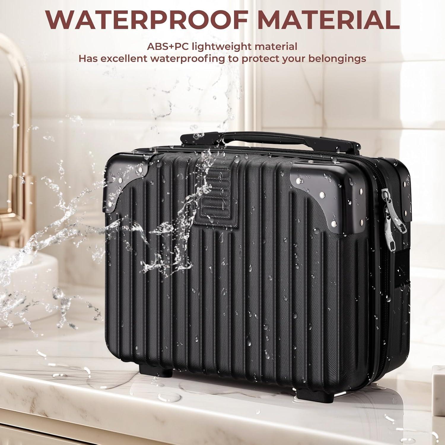 Estuche de Viaje Cosmético Noverlife Duro 30x23x15cm Negro