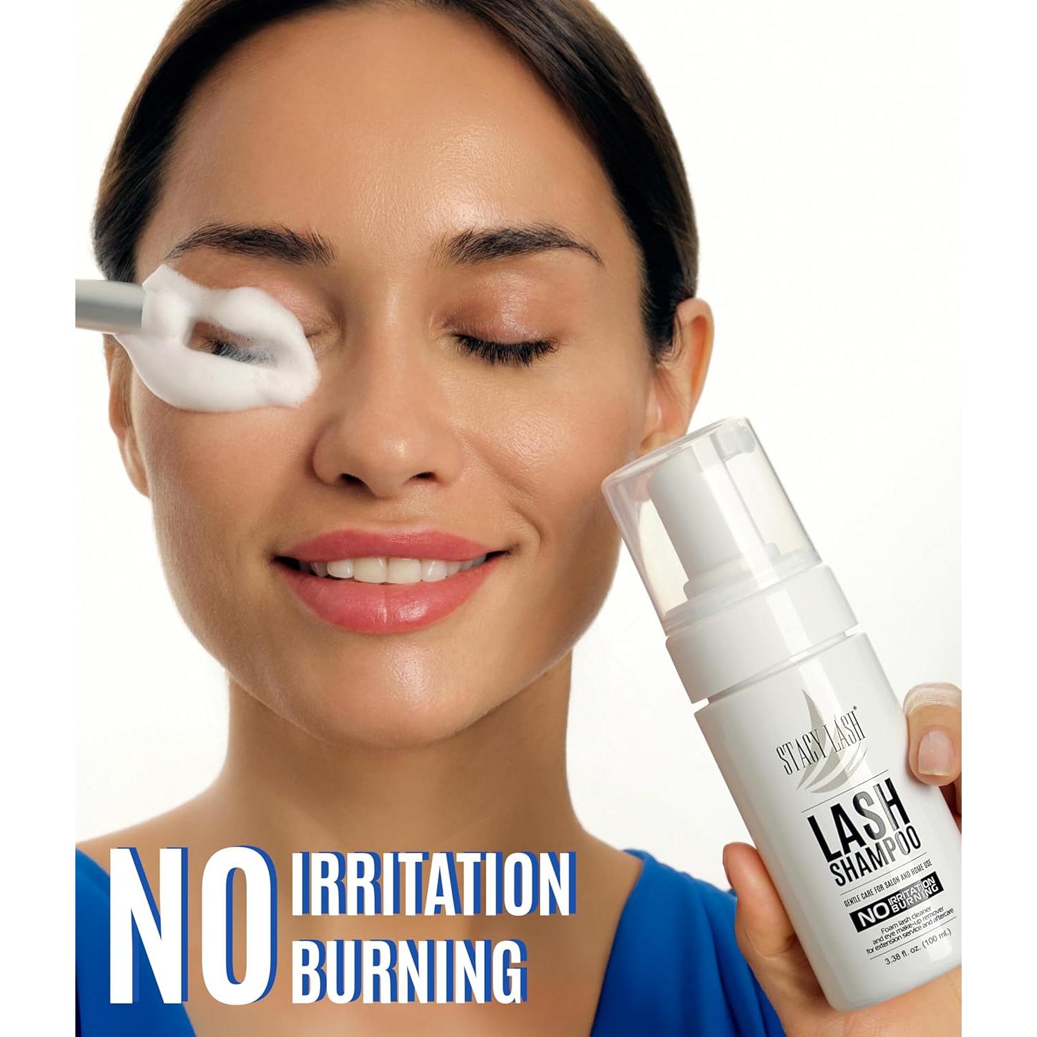 Champú para Pestañas Stacy Lash 50ml + Cepillo Limpiador