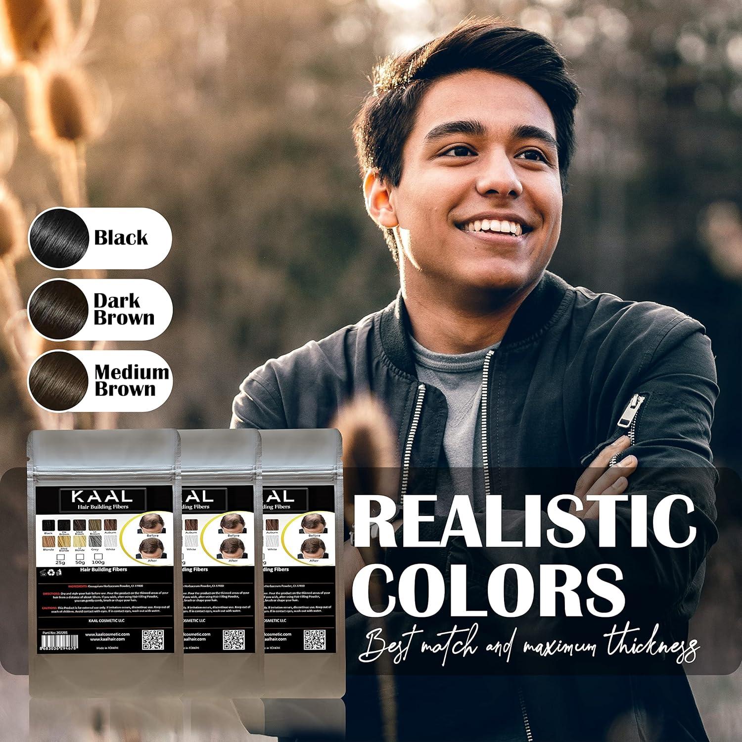 Fibras para Cabello KAAL 24.9g - Polvo Texturizador Negro