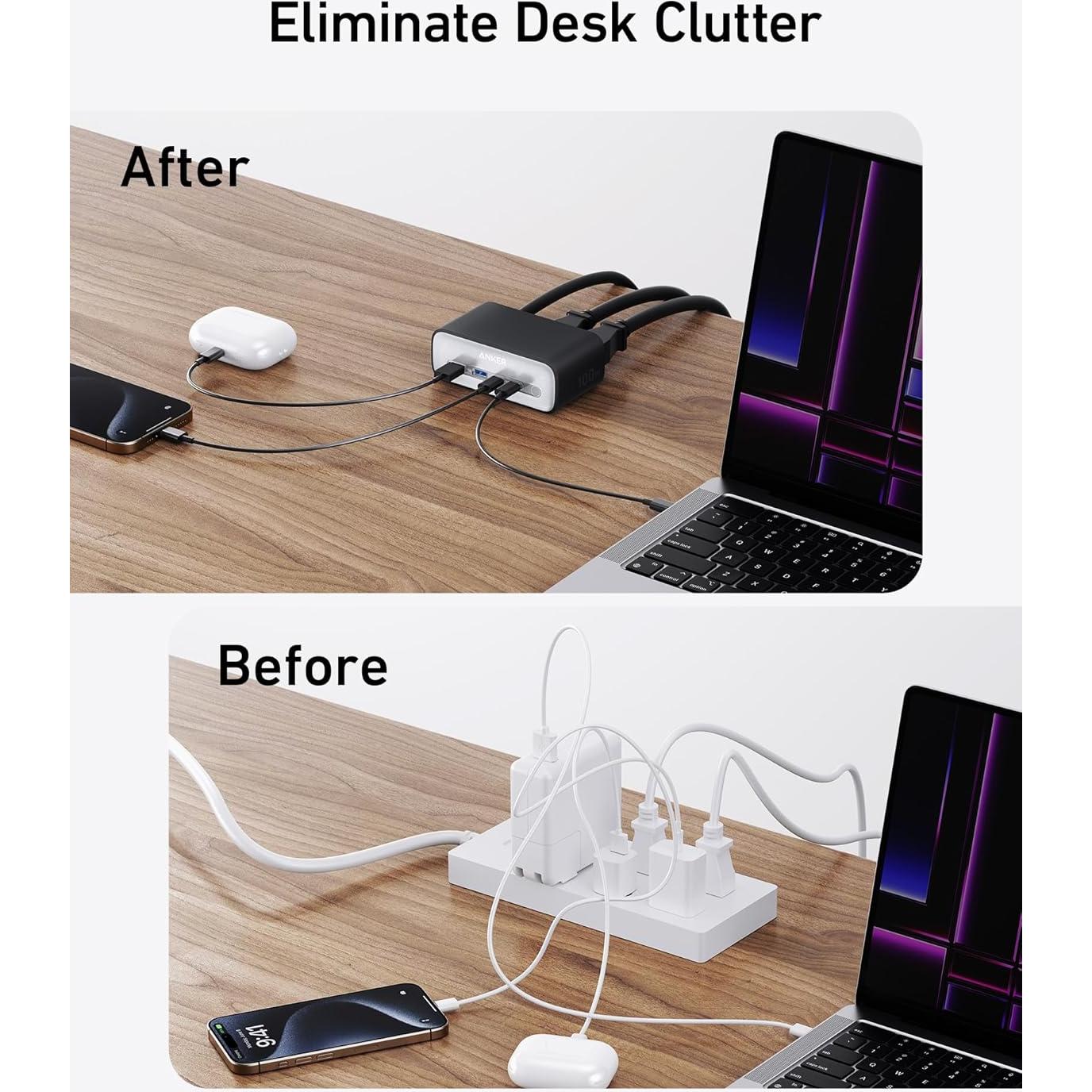 Estación de Carga Anker 100W 7-en-1 USB C para MacBook