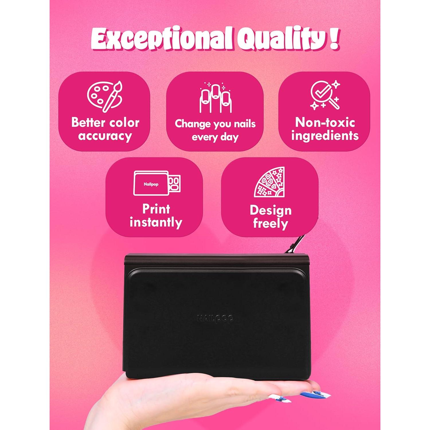 Impresora de Uñas Nail POP - Arte Digital Inalámbrico