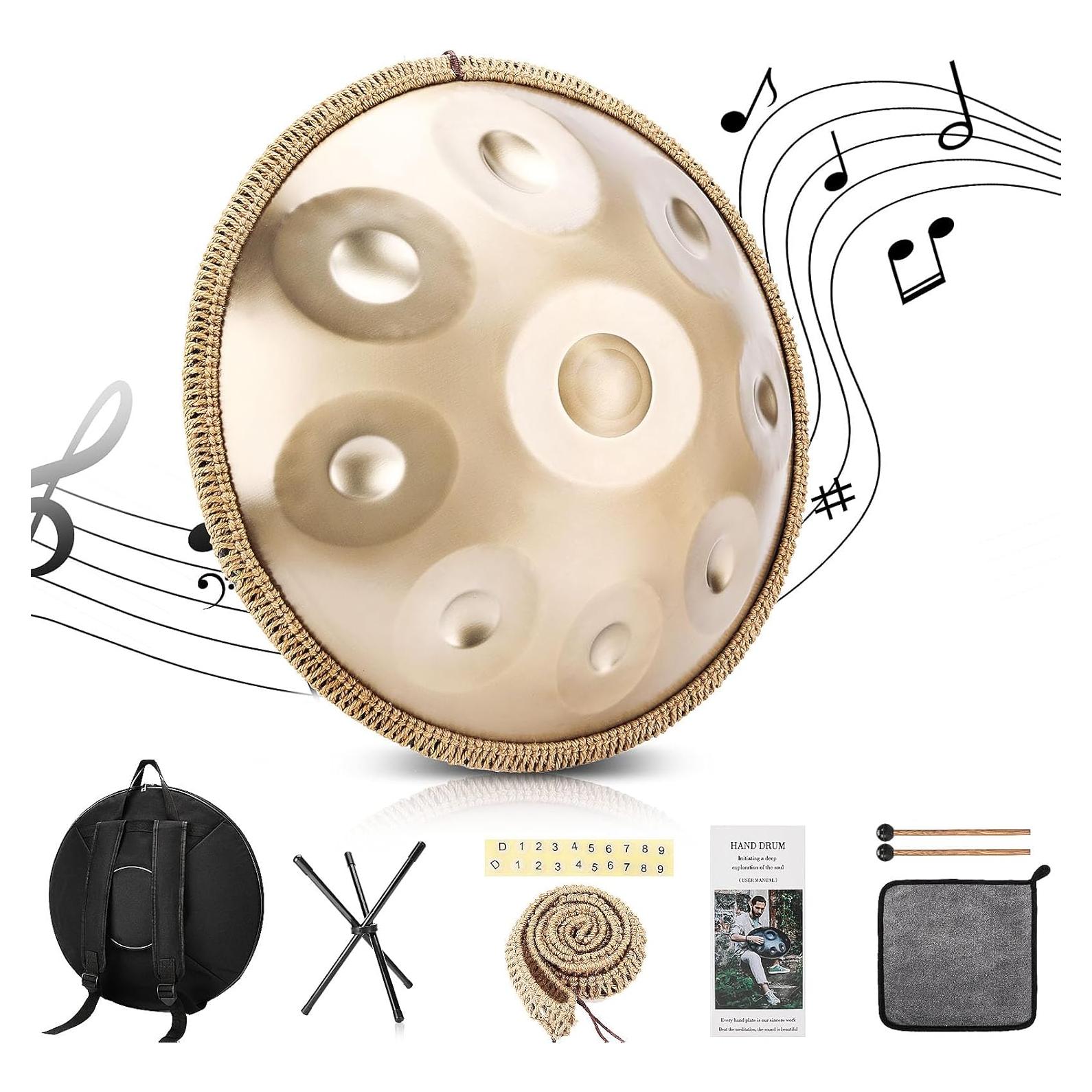 Juego de tambor Handpan Seoenlin 9 Notas 440Hz 7.69kg