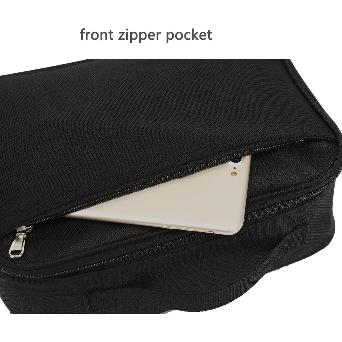 Bolsa de Almuerzo FlowFly Negra Aislada para Niños 26.9x19.6cm